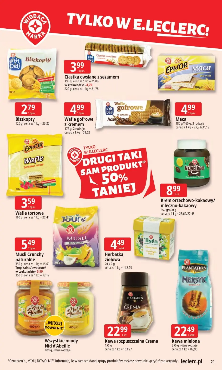 gazetka promocyjna E.Leclerc Tanio to tu! - Strona 21