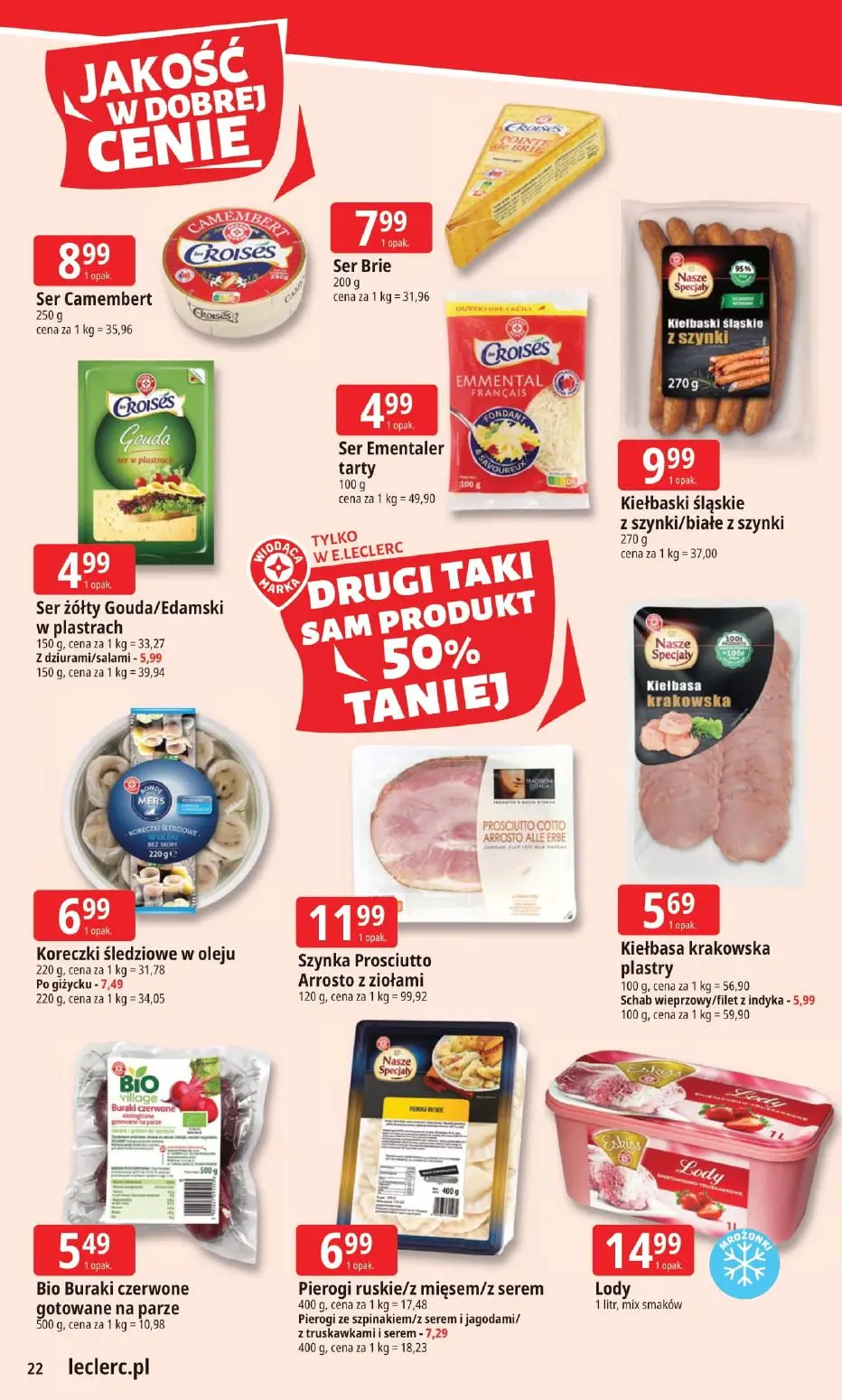 gazetka promocyjna E.Leclerc Tanio to tu! - Strona 22