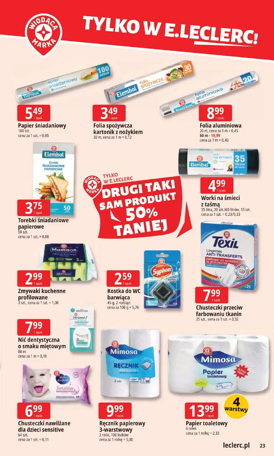 gazetka promocyjna E.Leclerc Tanio to tu! - Strona 23
