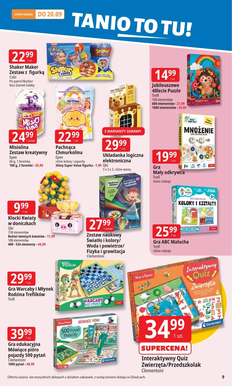 gazetka promocyjna E.Leclerc Tanio to tu! - oferta rozszerzona - Strona 9