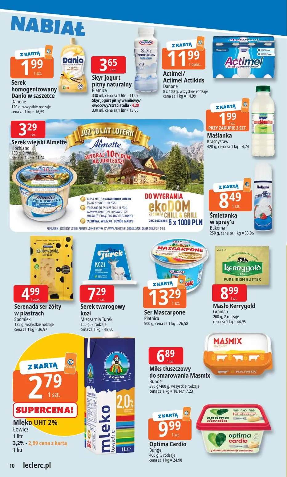 gazetka promocyjna E.Leclerc Tanio to tu! - oferta rozszerzona - Strona 10