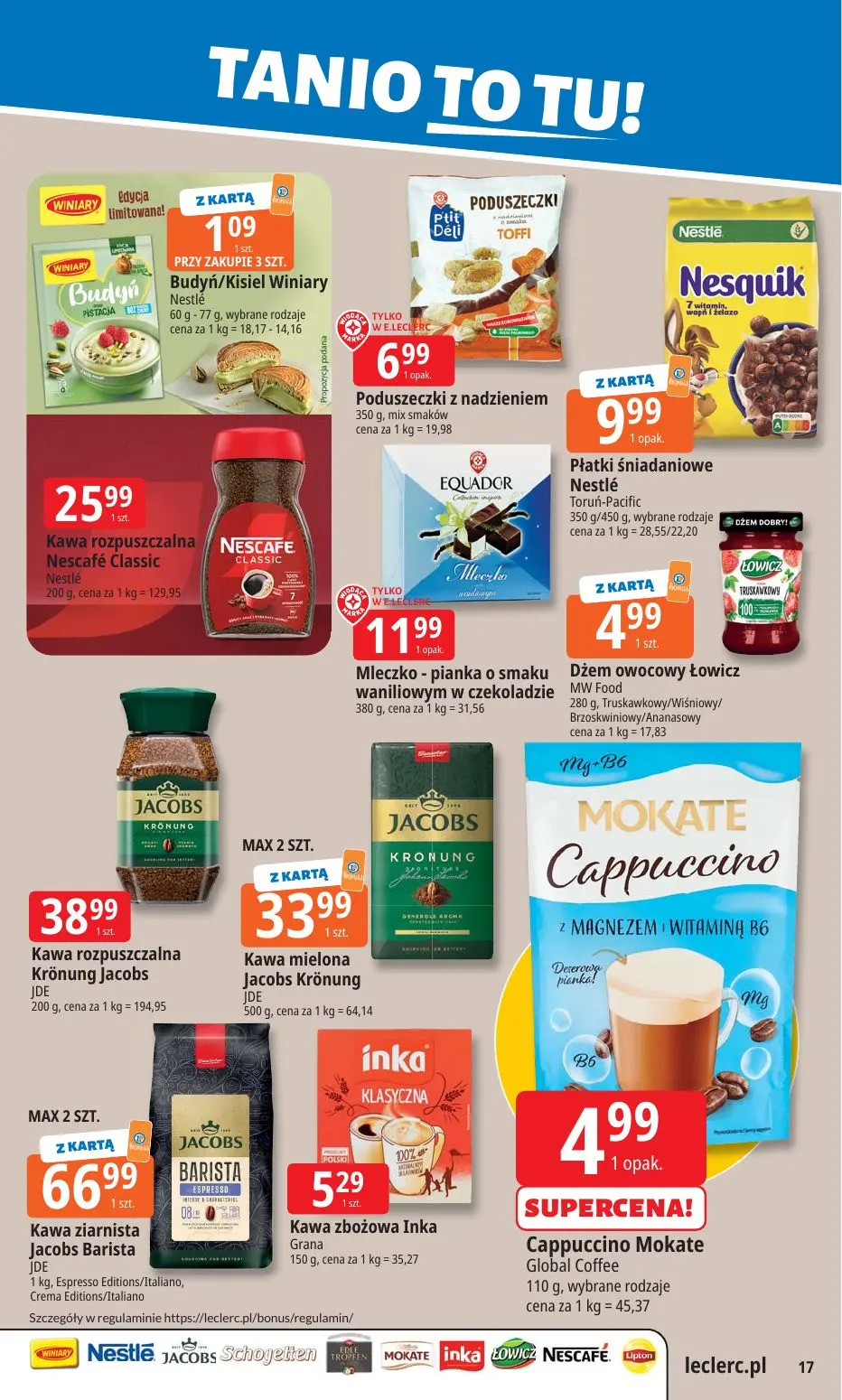 gazetka promocyjna E.Leclerc Tanio to tu! - oferta rozszerzona - Strona 17