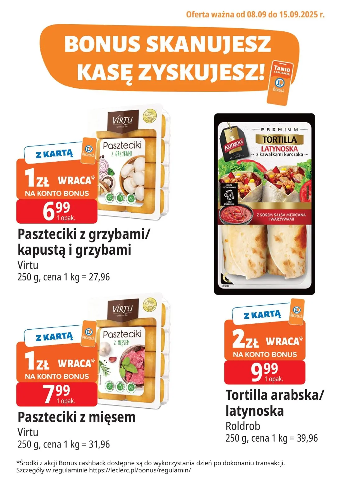 gazetka promocyjna E.Leclerc Bonus skanujesz kasę zyskujesz! - Strona 2