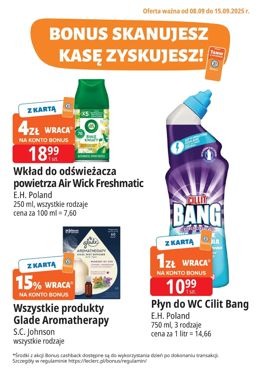 gazetka promocyjna E.Leclerc Bonus skanujesz kasę zyskujesz! - Strona 3