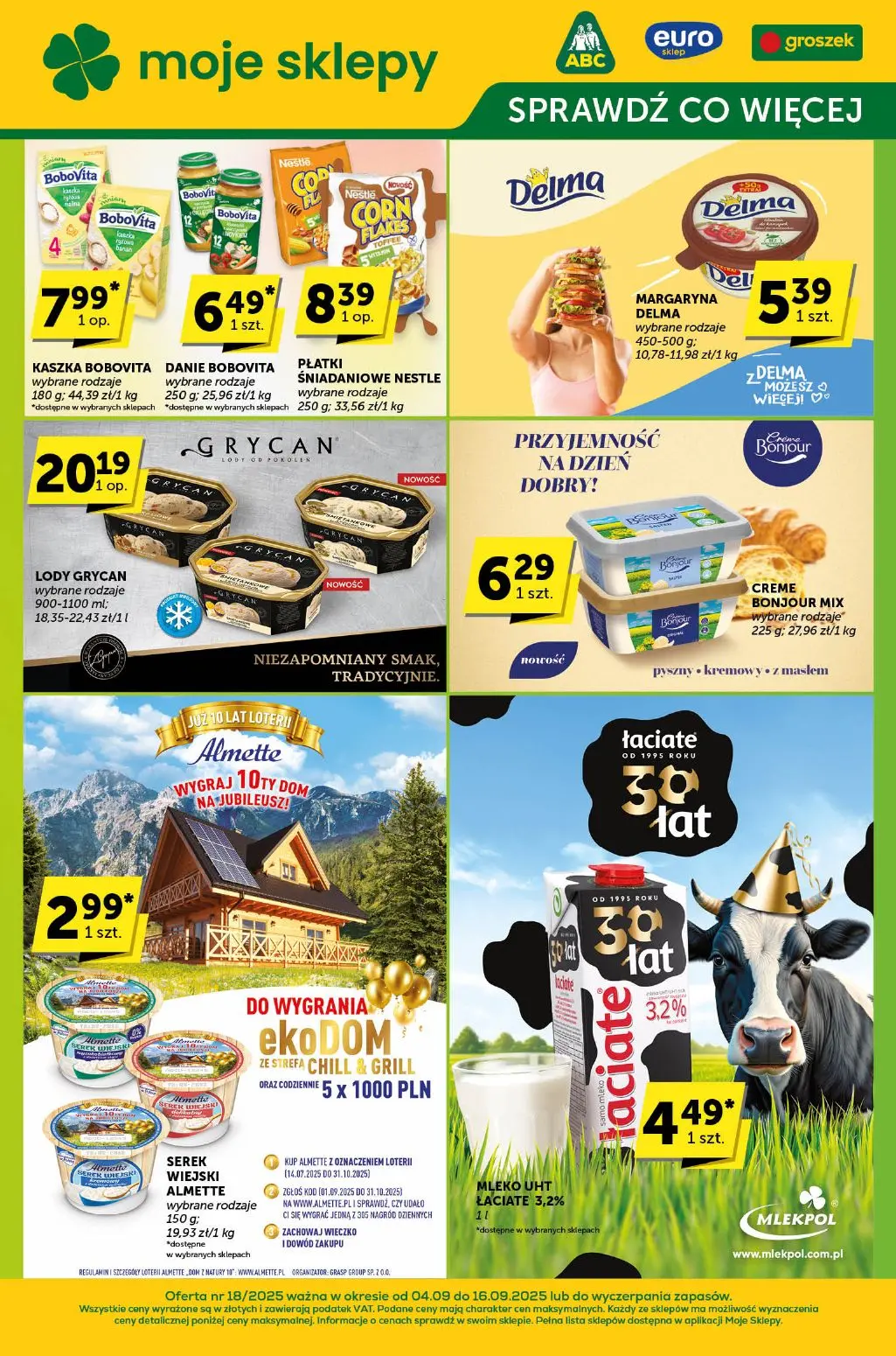 gazetka promocyjna groszek Sprawdź co więcej - Strona 1