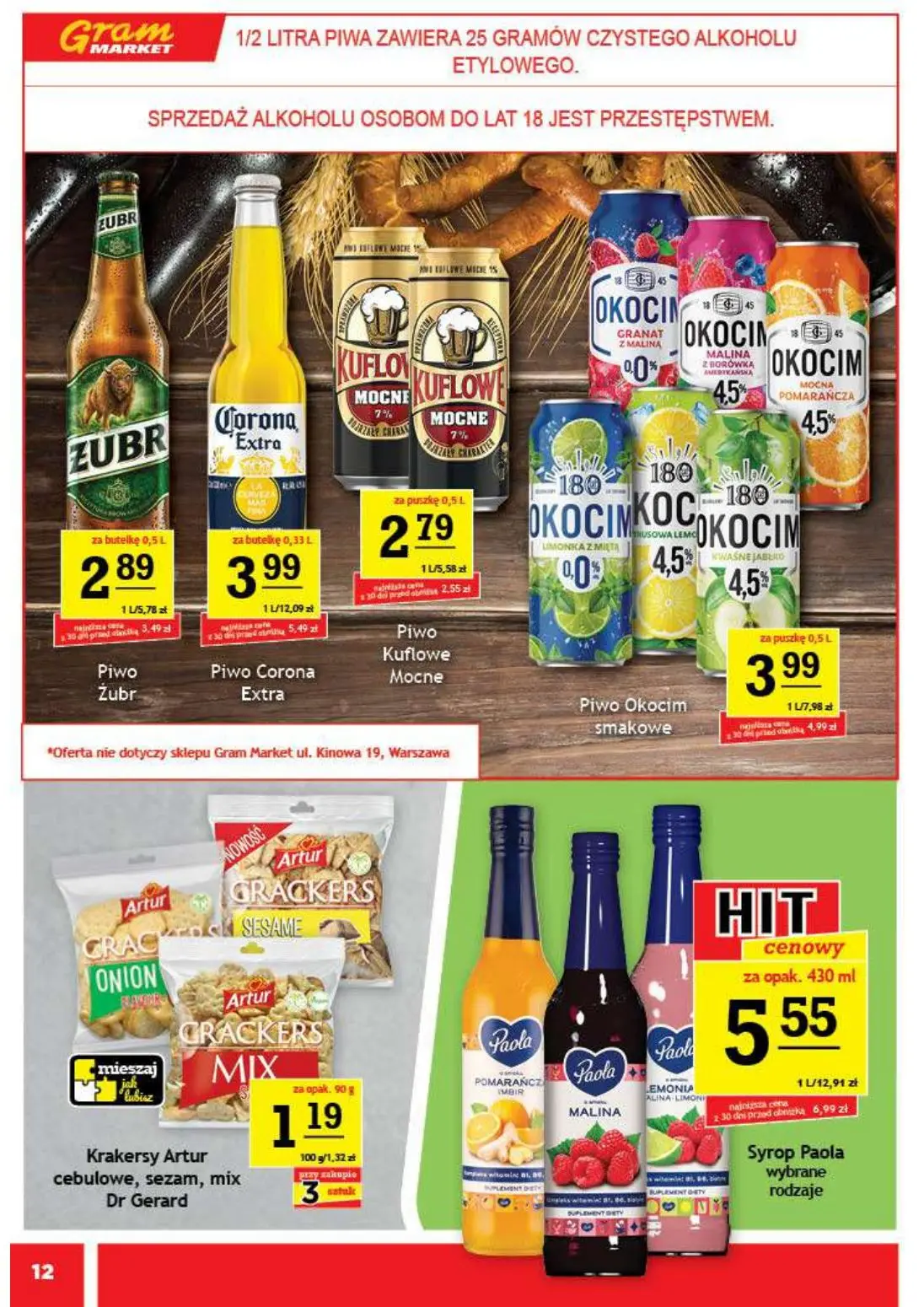 gazetka promocyjna Gram Market Polska sieć sklepów - Strona 12