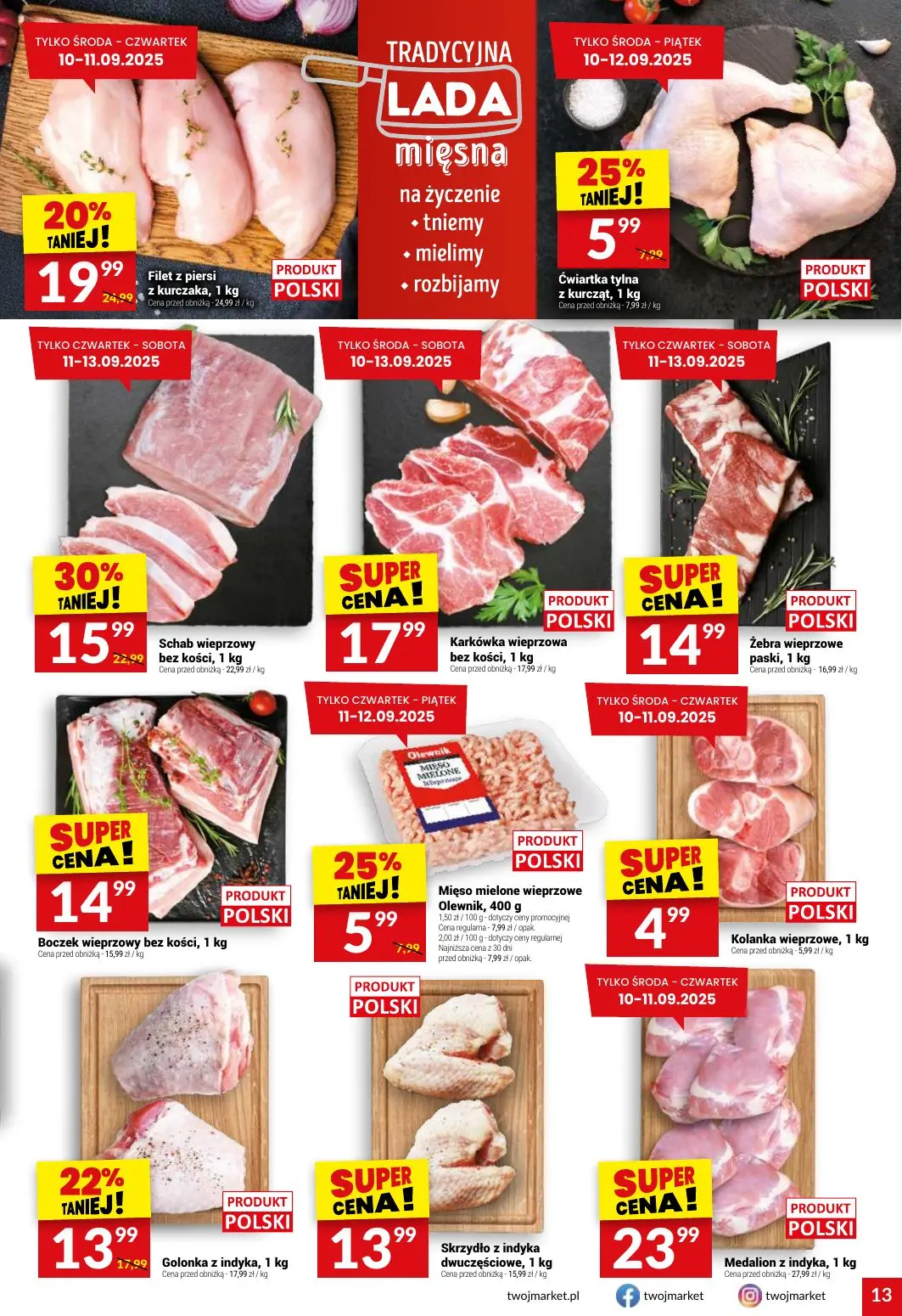 gazetka promocyjna Twój Market Zawsze po drodze! - Strona 13
