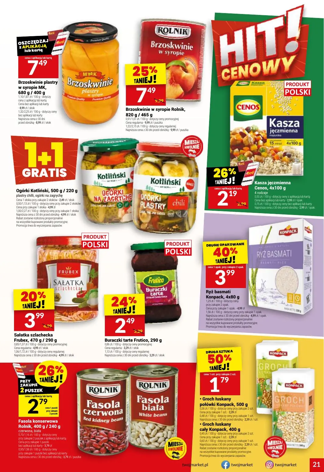 gazetka promocyjna Twój Market Zawsze po drodze! - Strona 21