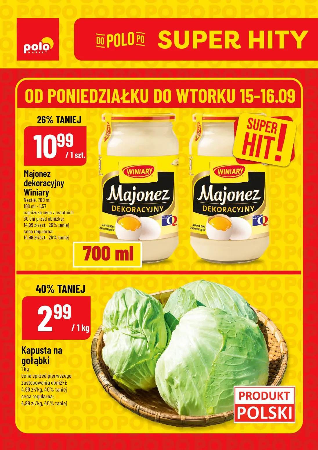 gazetka promocyjna POLOmarket Super hity! - Strona 1