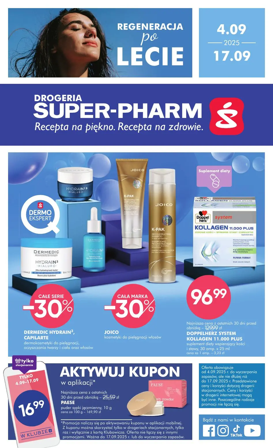gazetka promocyjna SUPER-PHARM Regeneracja po lecie - Strona 1