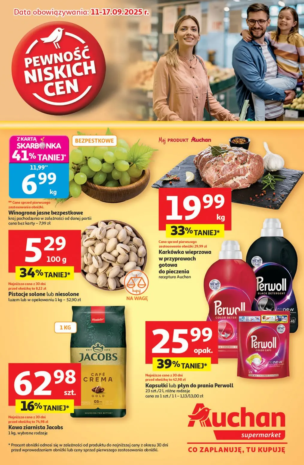 gazetka promocyjna Auchan Supermarket Pewność niskich cen - Strona 1