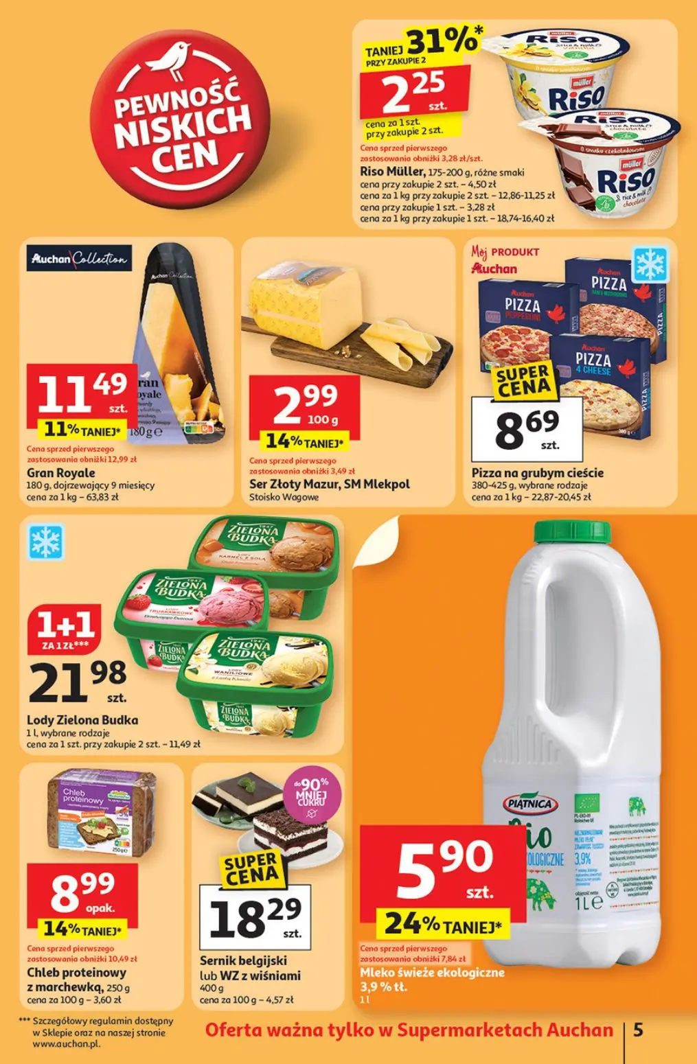 gazetka promocyjna Auchan Supermarket Pewność niskich cen - Strona 5