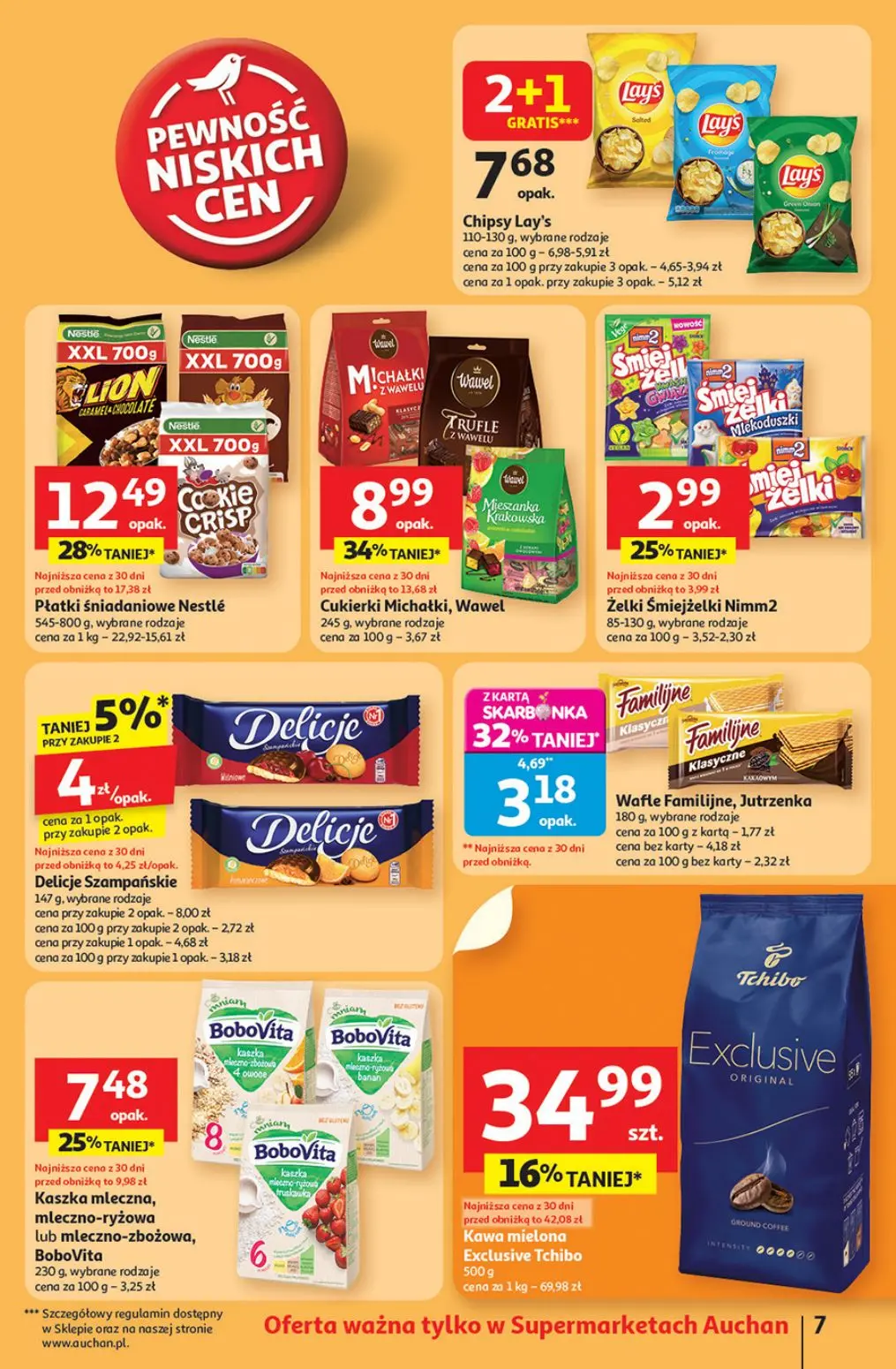 gazetka promocyjna Auchan Supermarket Pewność niskich cen - Strona 7