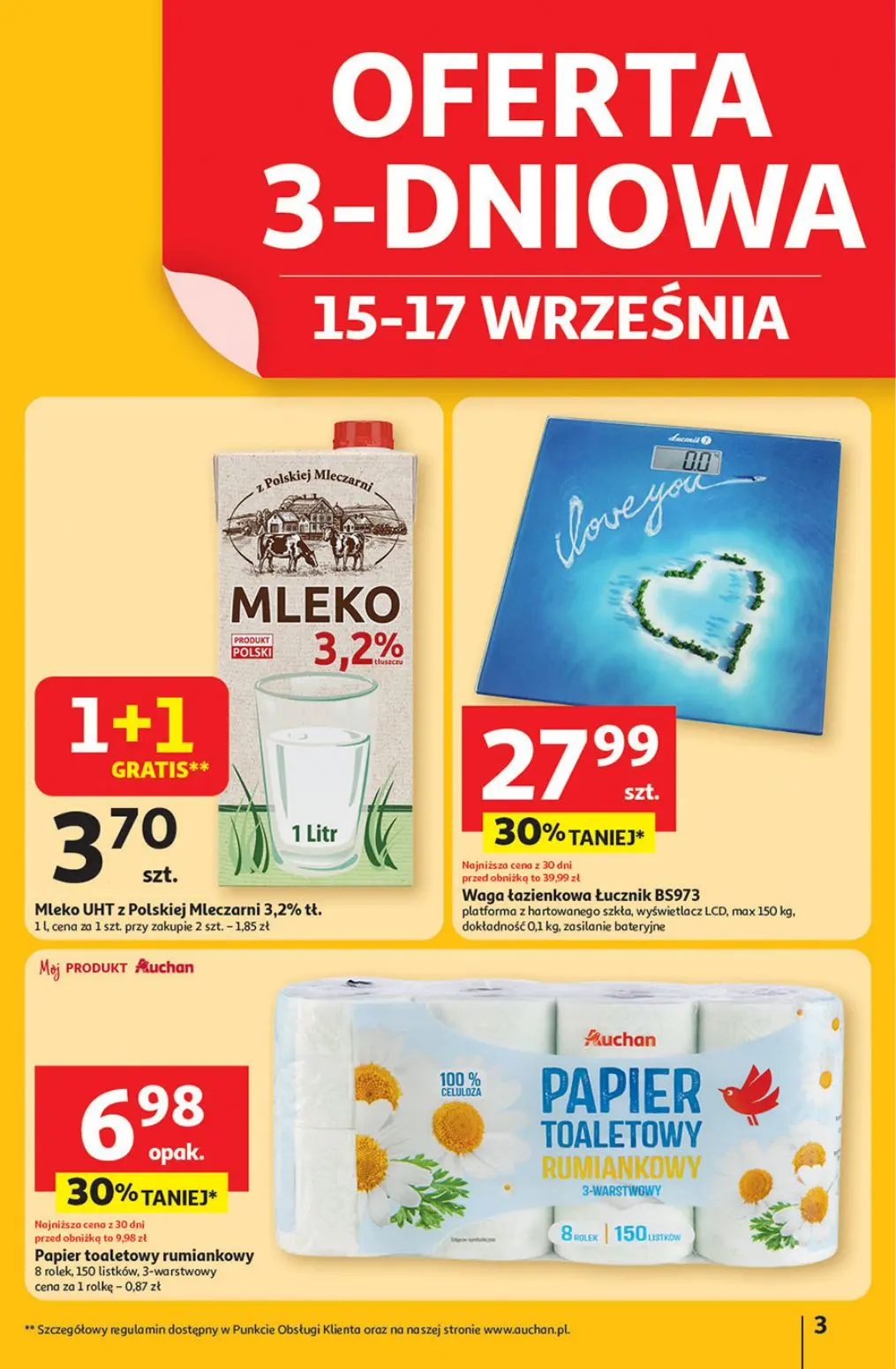 gazetka promocyjna Auchan Pewność niskich cen - Strona 3