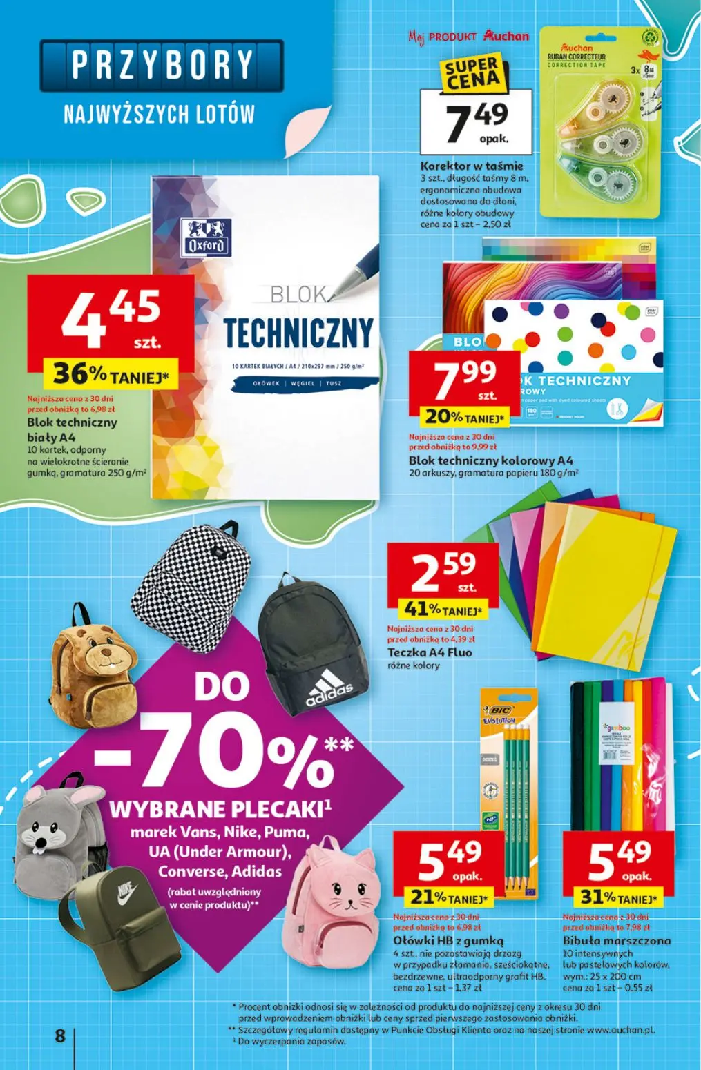 gazetka promocyjna Auchan Pewność niskich cen - Strona 8