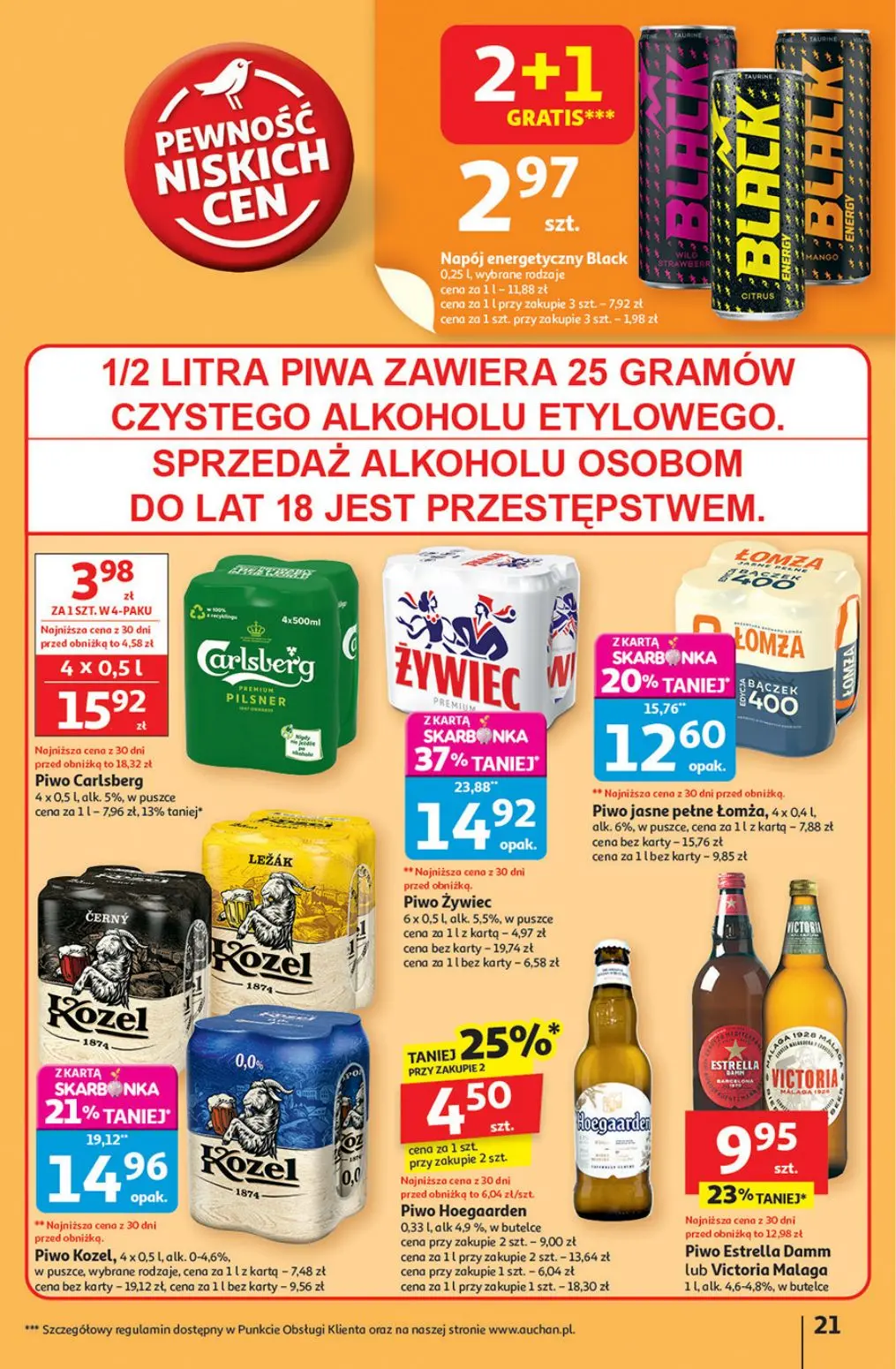 gazetka promocyjna Auchan Pewność niskich cen - Strona 21