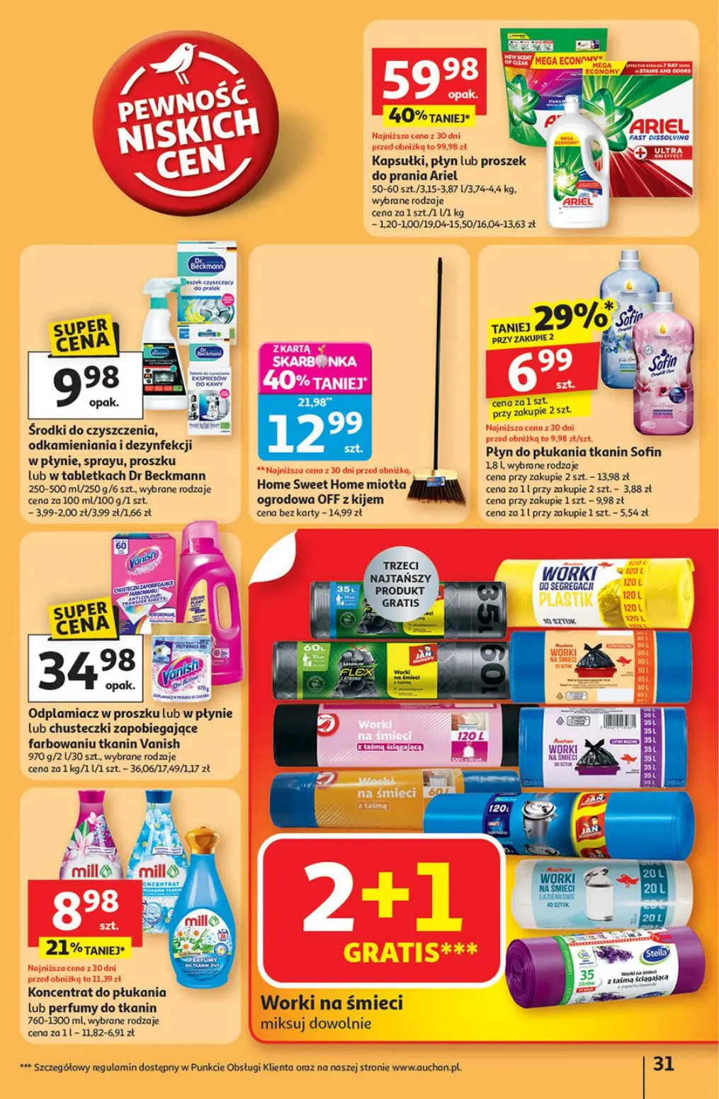 gazetka promocyjna Auchan Pewność niskich cen - Strona 31