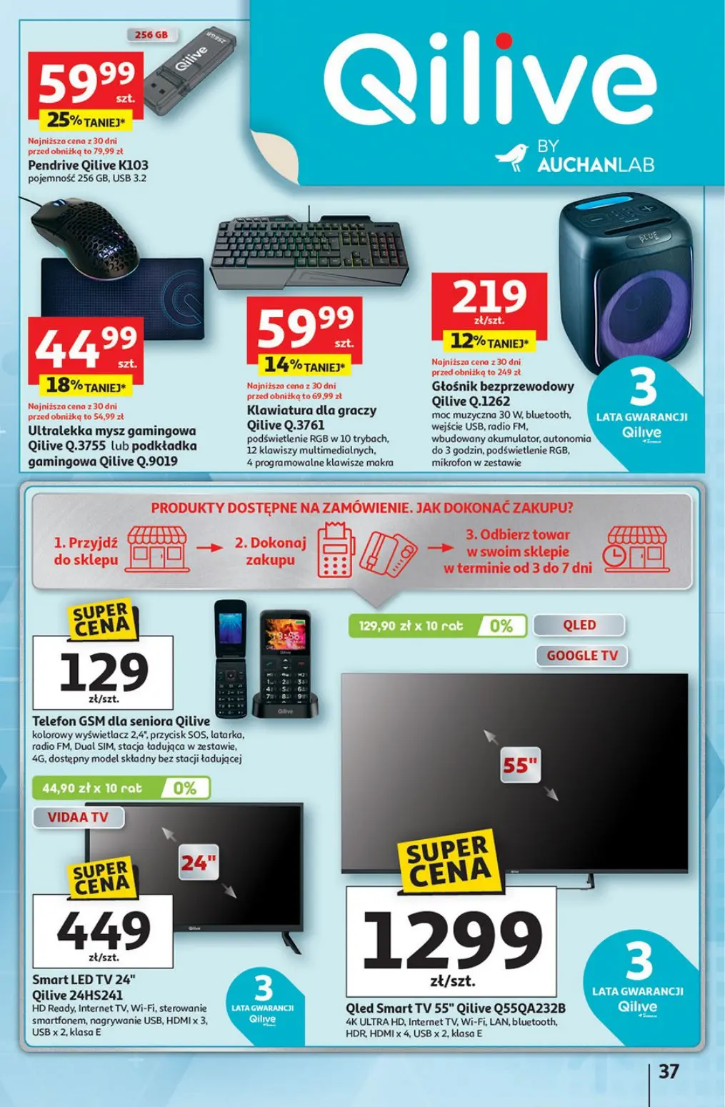 gazetka promocyjna Auchan Pewność niskich cen - Strona 37