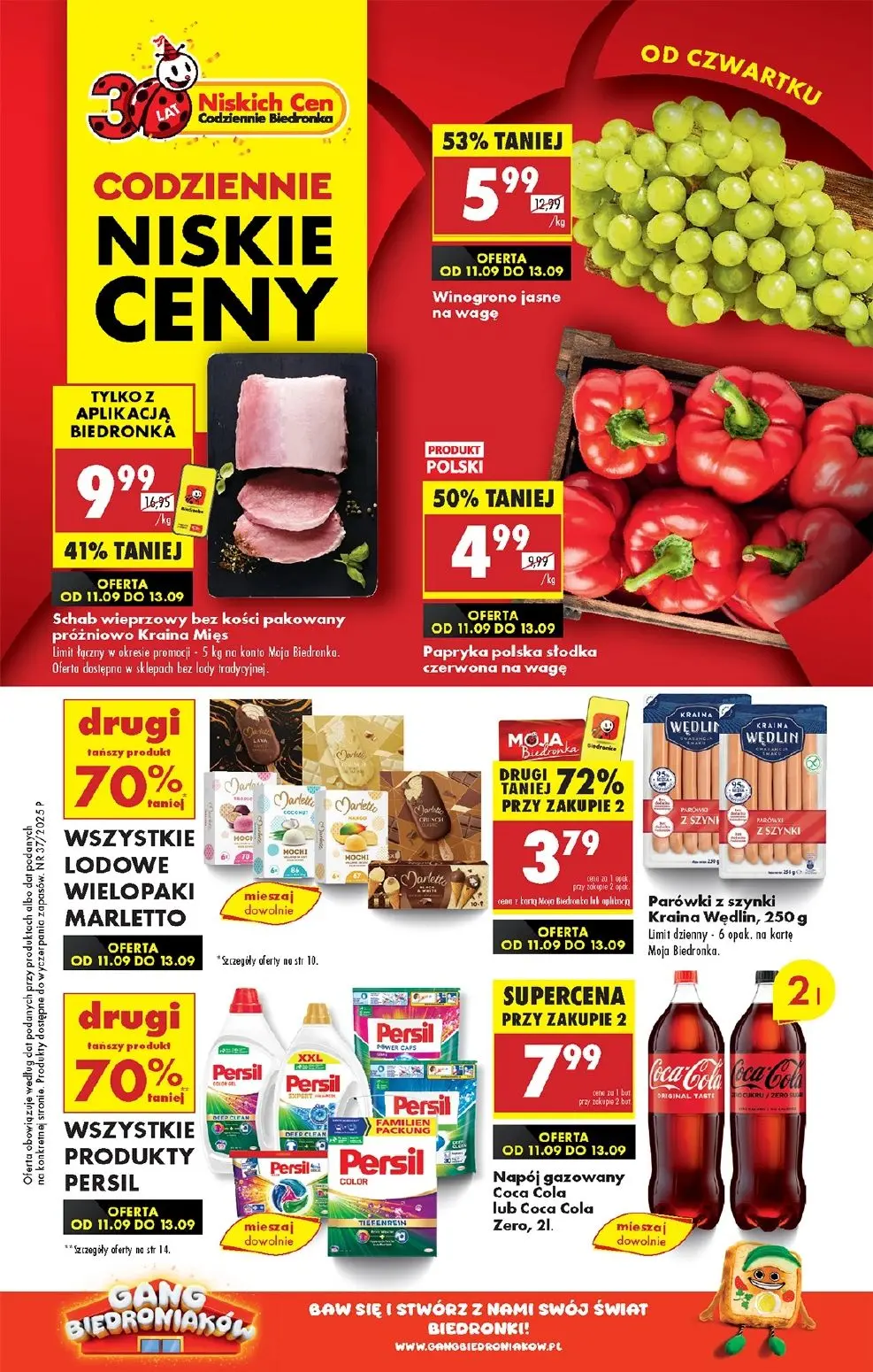 gazetka promocyjna Biedronka Od czwartku - Strona 1