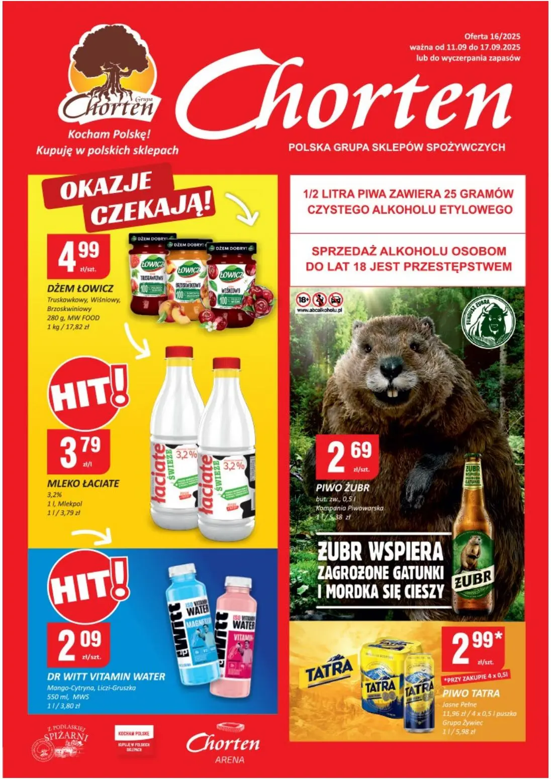 gazetka promocyjna Chorten Ciechanów - minimarket - Strona 1