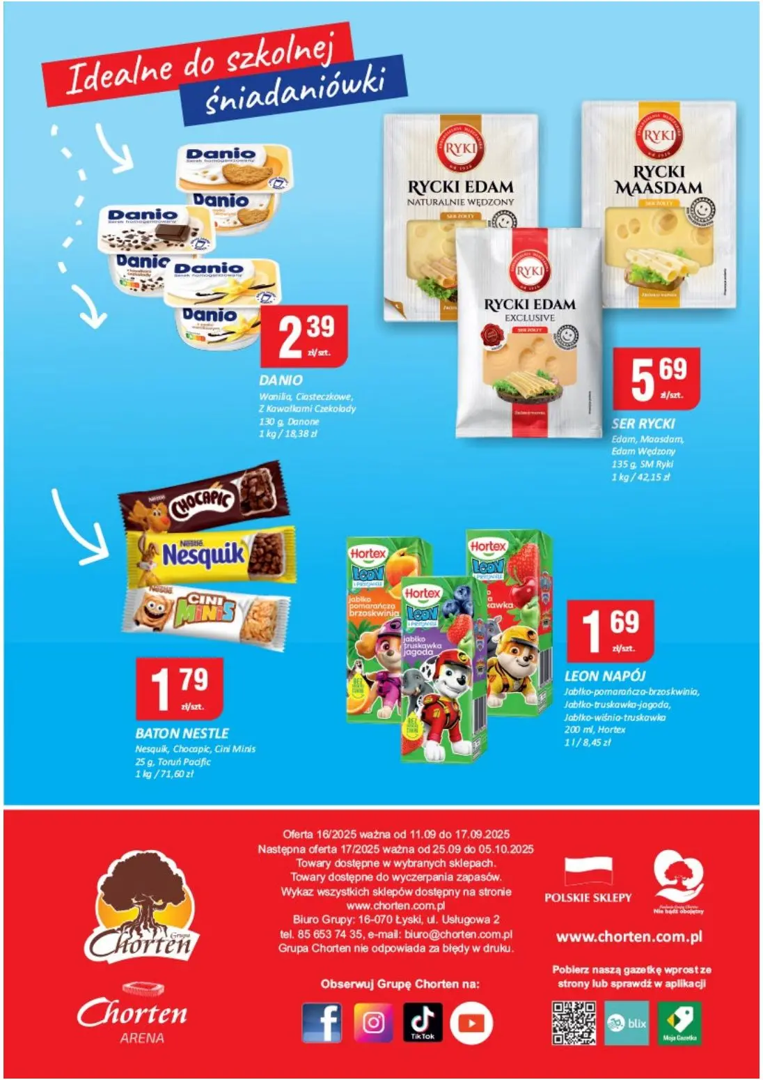 gazetka promocyjna Chorten Wielkopolska, Zachodniopomorskie, Lubuskie - market - Strona 8