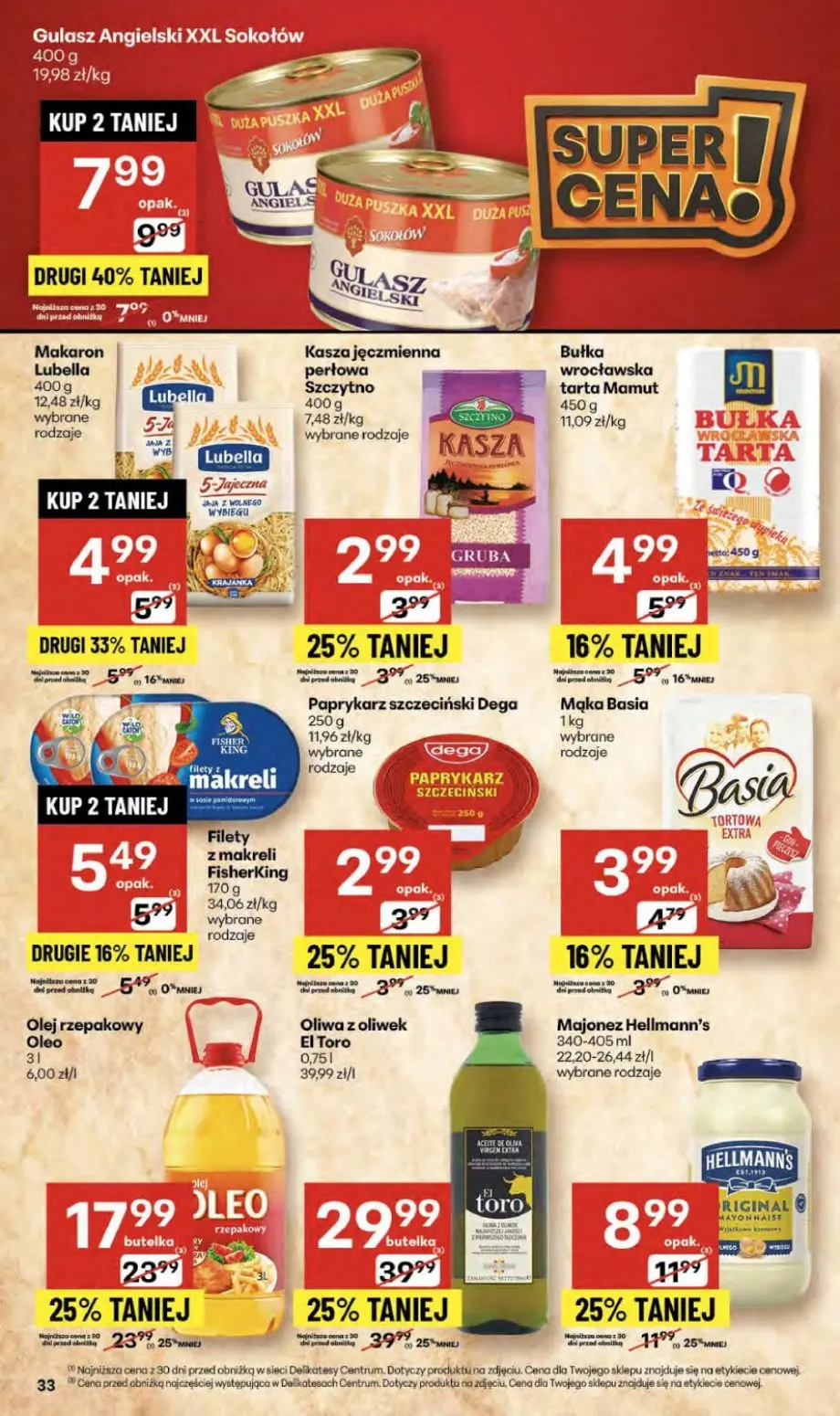 gazetka promocyjna Delikatesy Centrum Od czwartku - Strona 33
