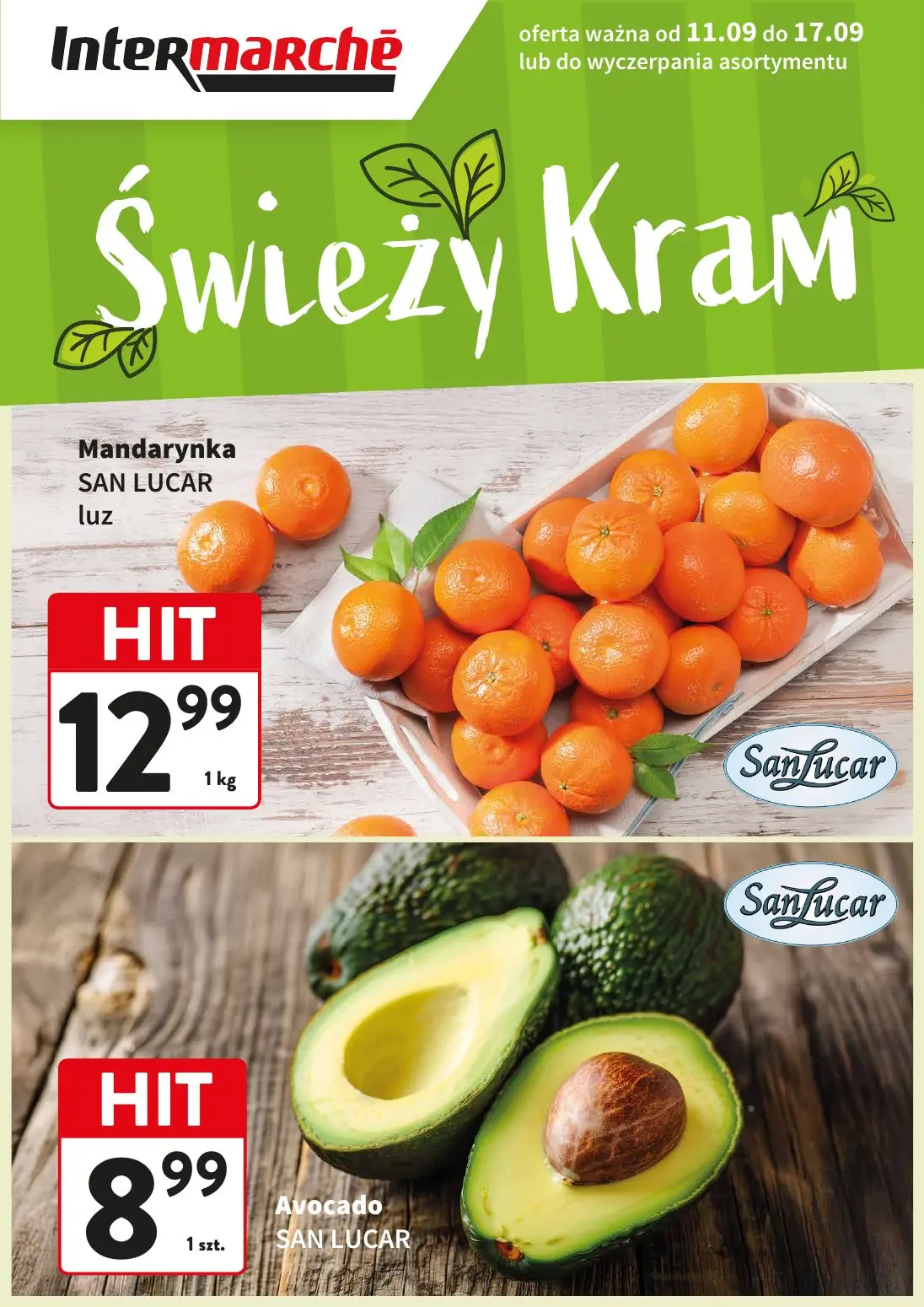 gazetka promocyjna Intermarche Świeży Kram - Strona 1