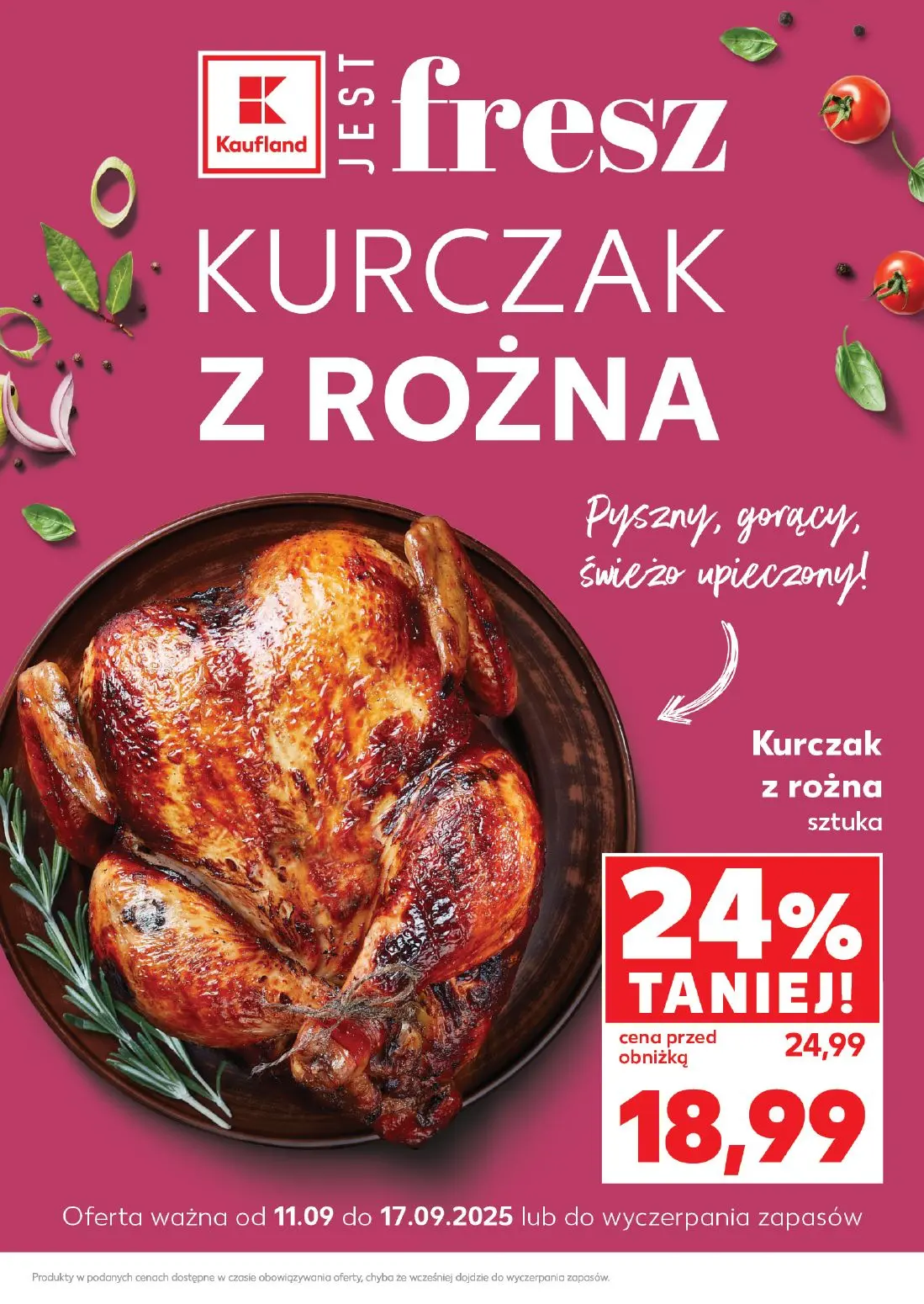gazetka promocyjna Kaufland Kurczak z rożna - Strona 1