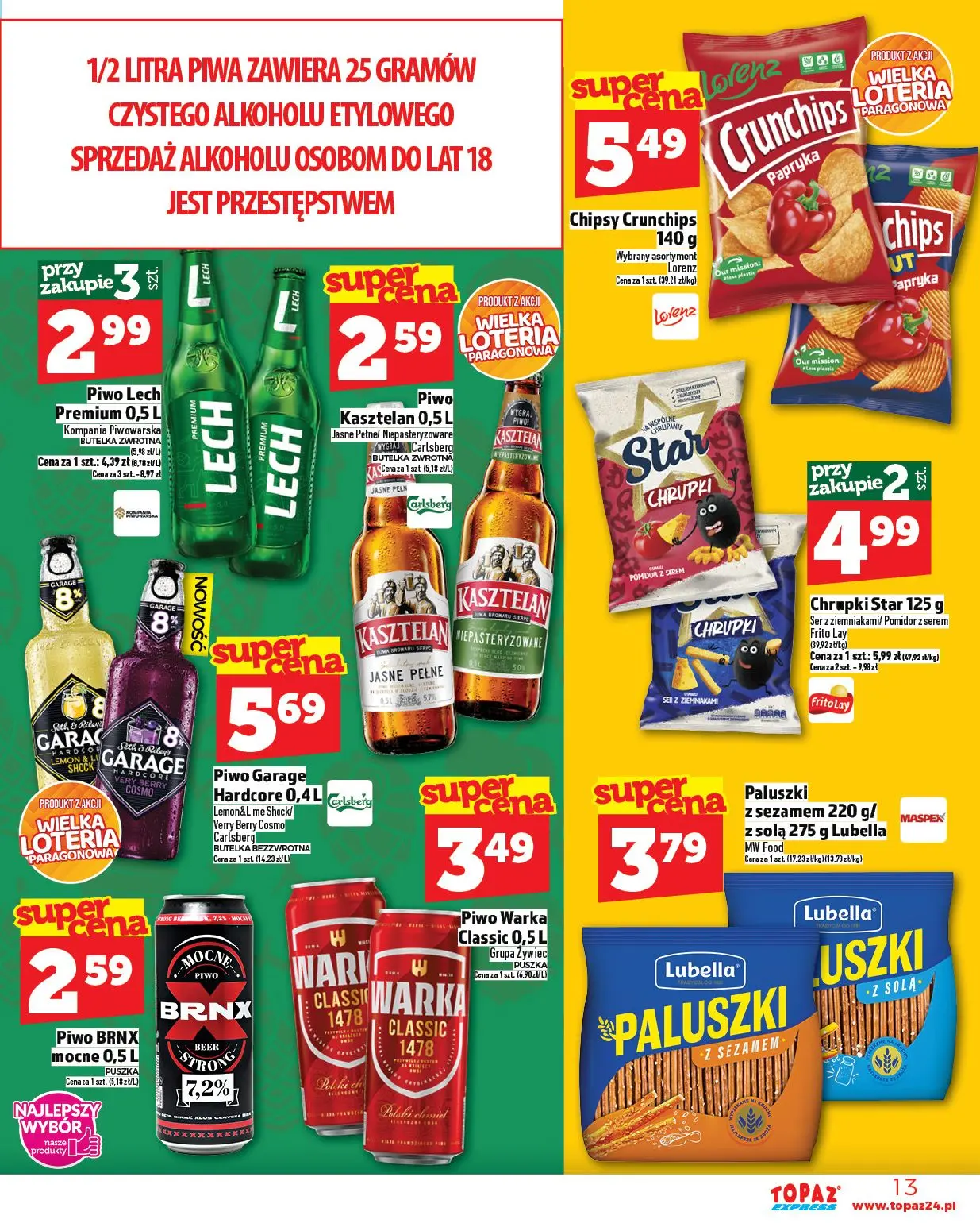 gazetka promocyjna Topaz Express - Strona 13