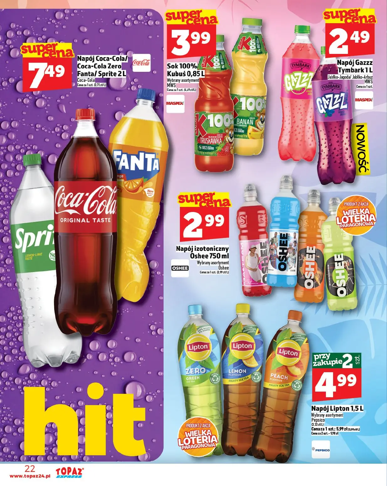 gazetka promocyjna Topaz Express - Strona 22