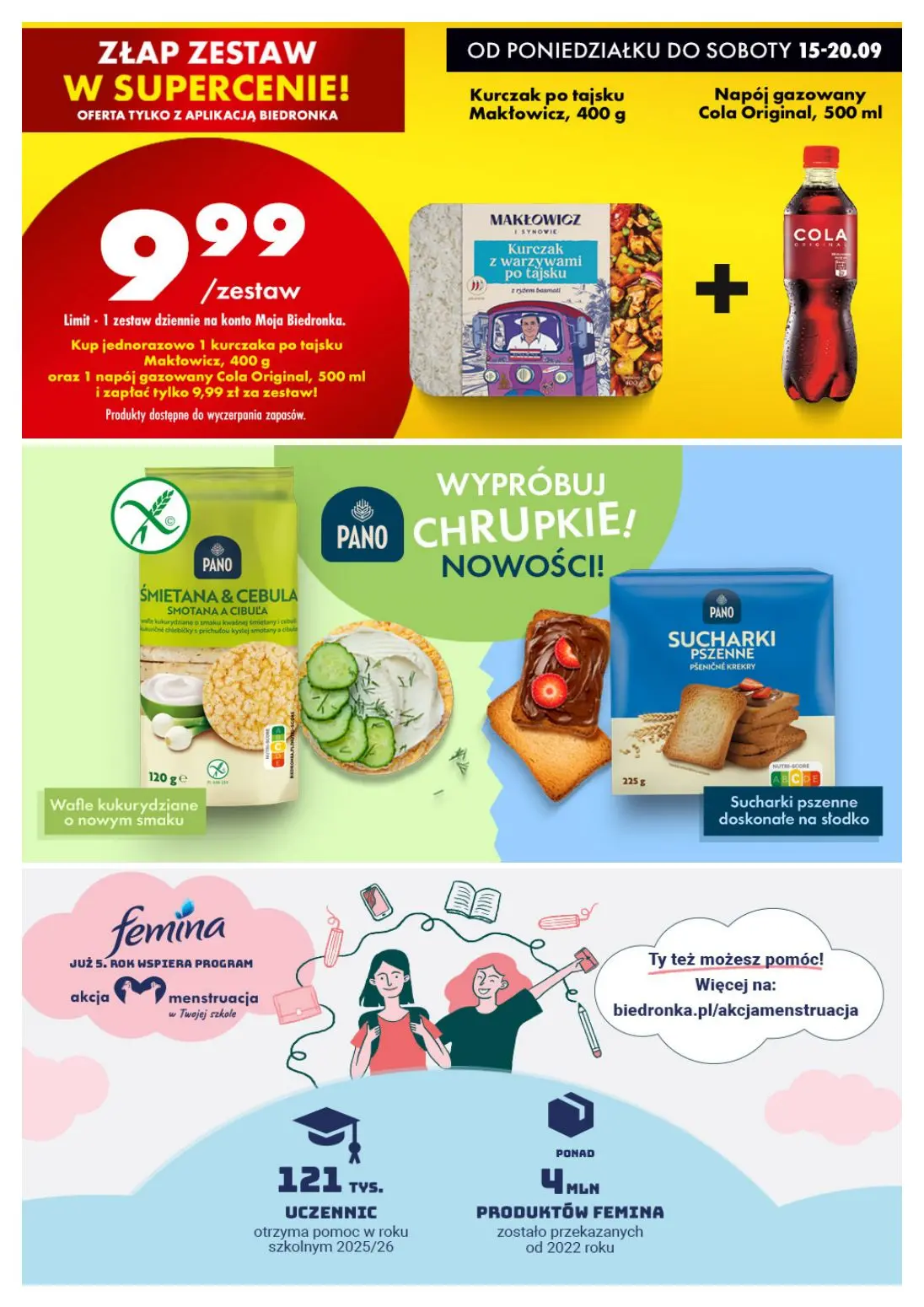 gazetka promocyjna Biedronka Biedronkowe oszczędności - Strona 3