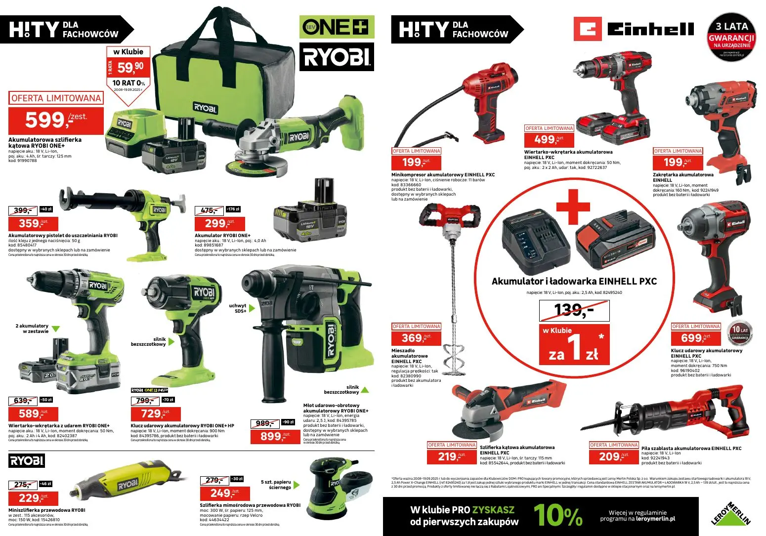 gazetka promocyjna Leroy Merlin Hity dla fachowców - Strona 3