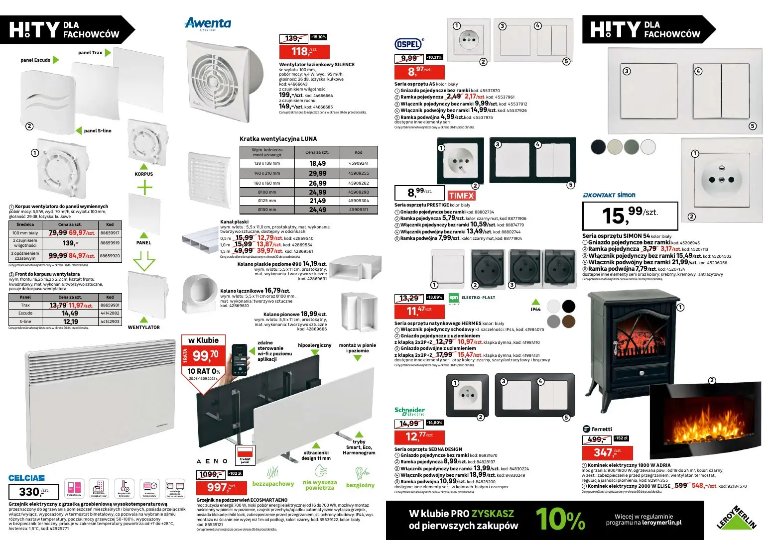gazetka promocyjna Leroy Merlin Hity dla fachowców - Strona 11