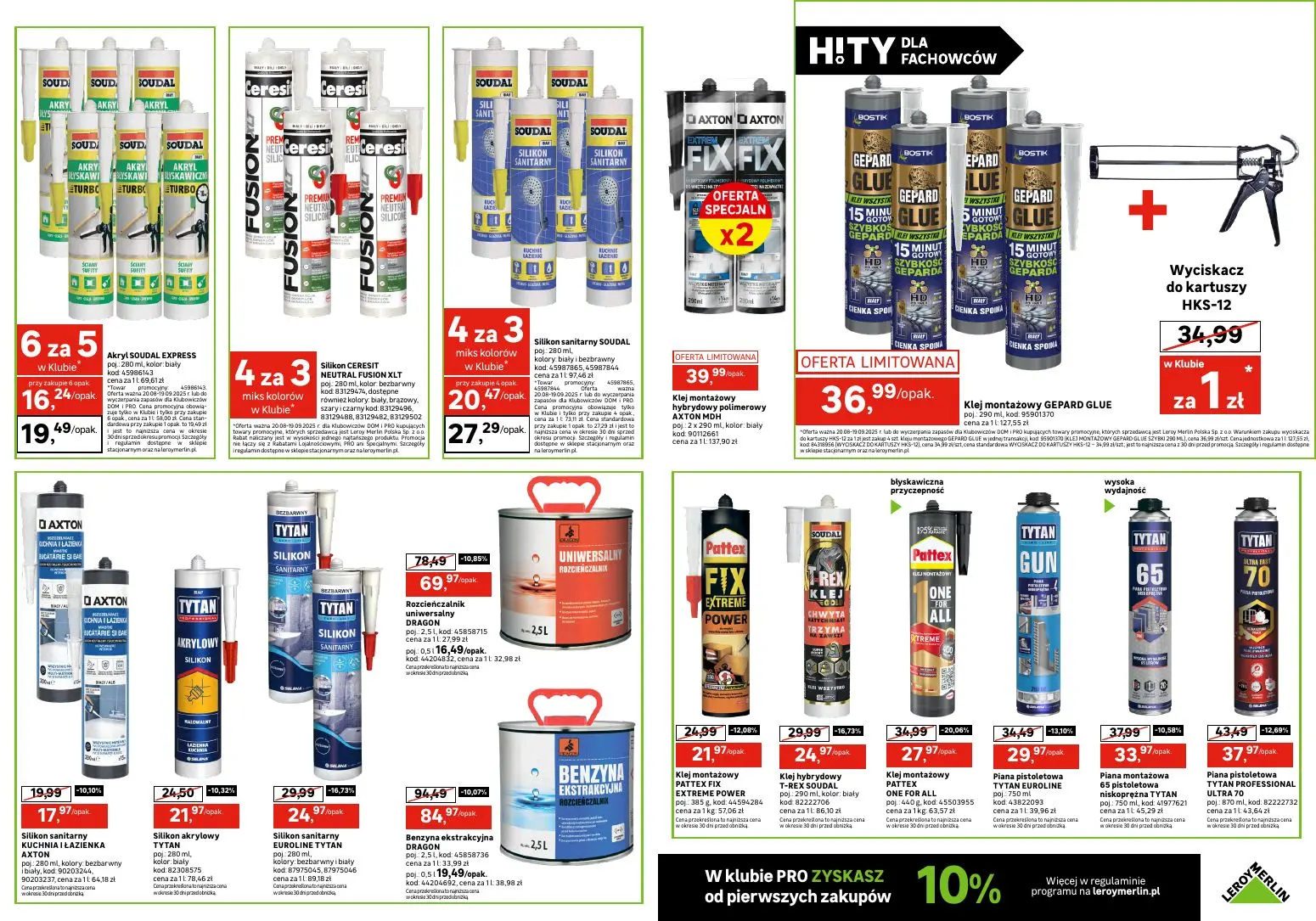 gazetka promocyjna Leroy Merlin Hity dla fachowców - Strona 19