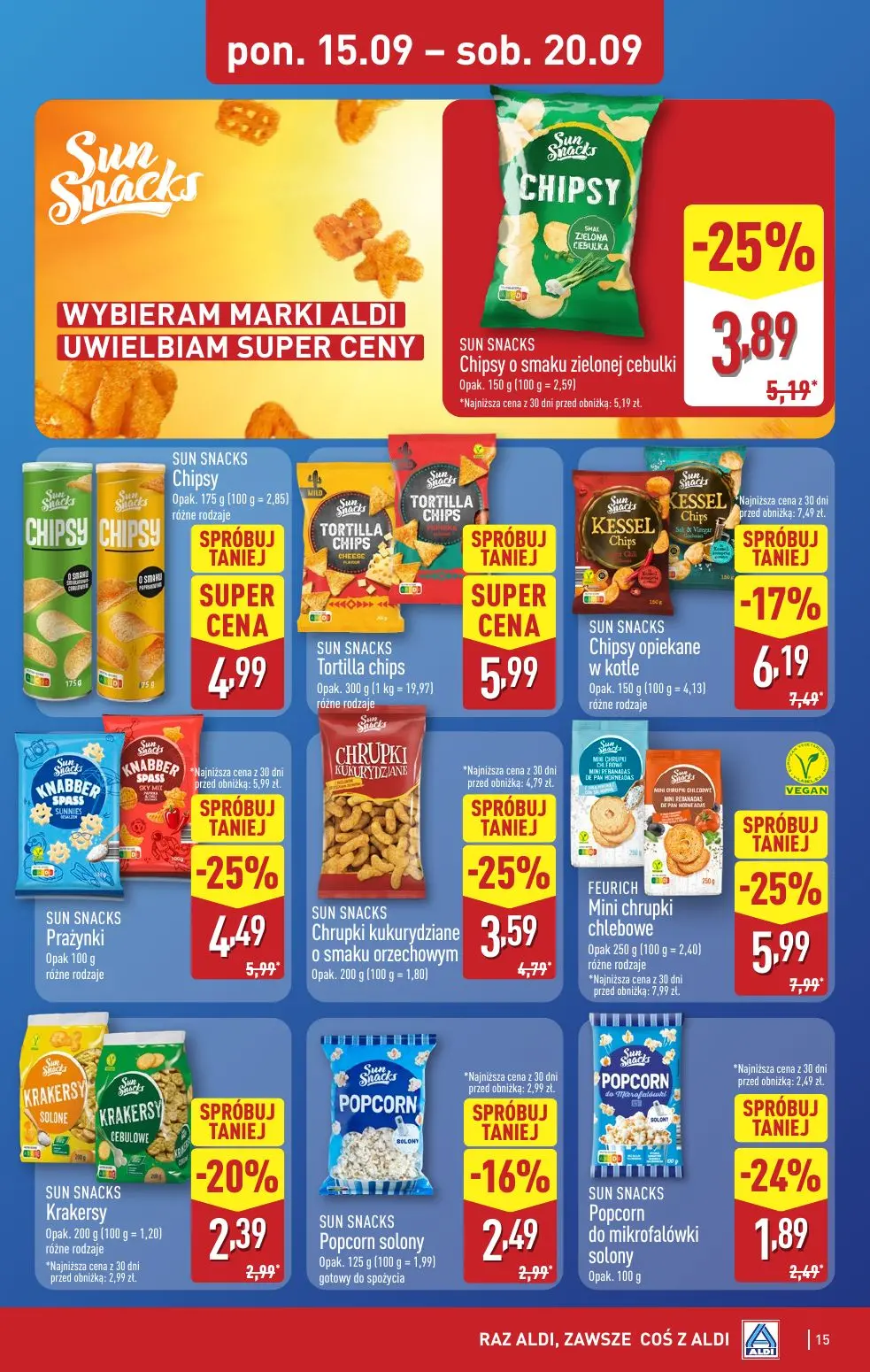 gazetka promocyjna ALDI Raz ALDI, zawsze coś z ALDI - Strona 15