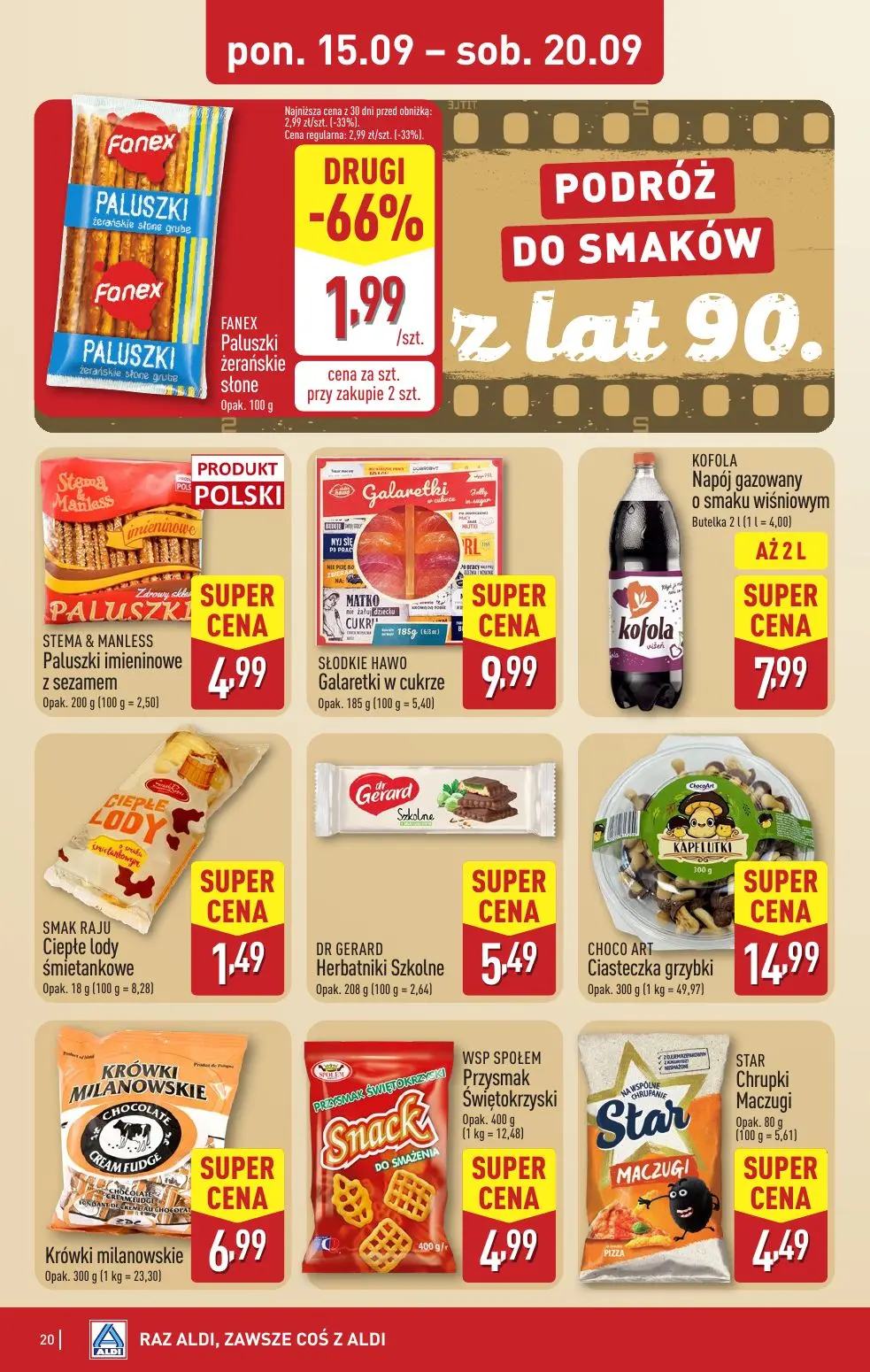 gazetka promocyjna ALDI Raz ALDI, zawsze coś z ALDI - Strona 20