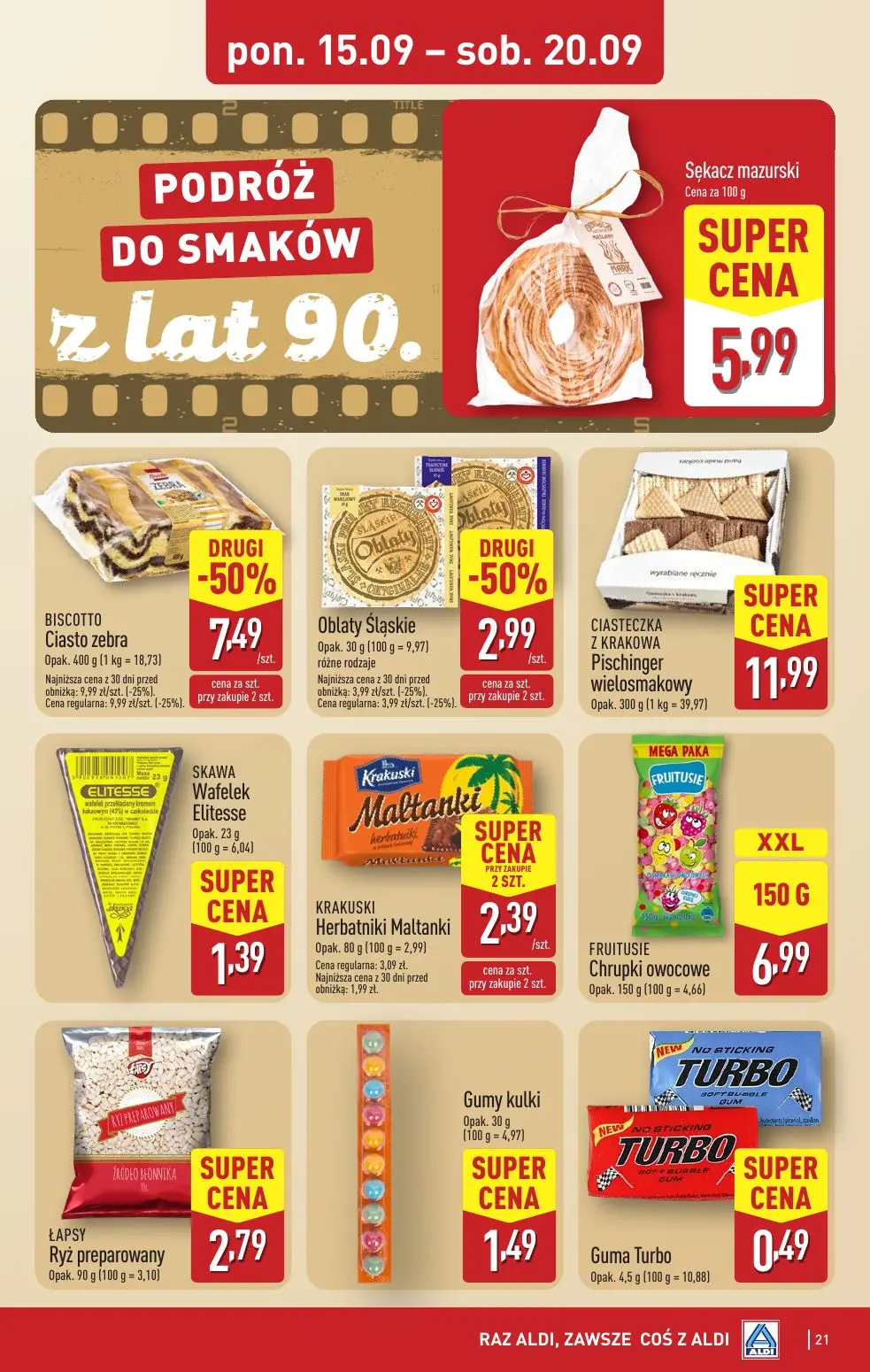 gazetka promocyjna ALDI Raz ALDI, zawsze coś z ALDI - Strona 21