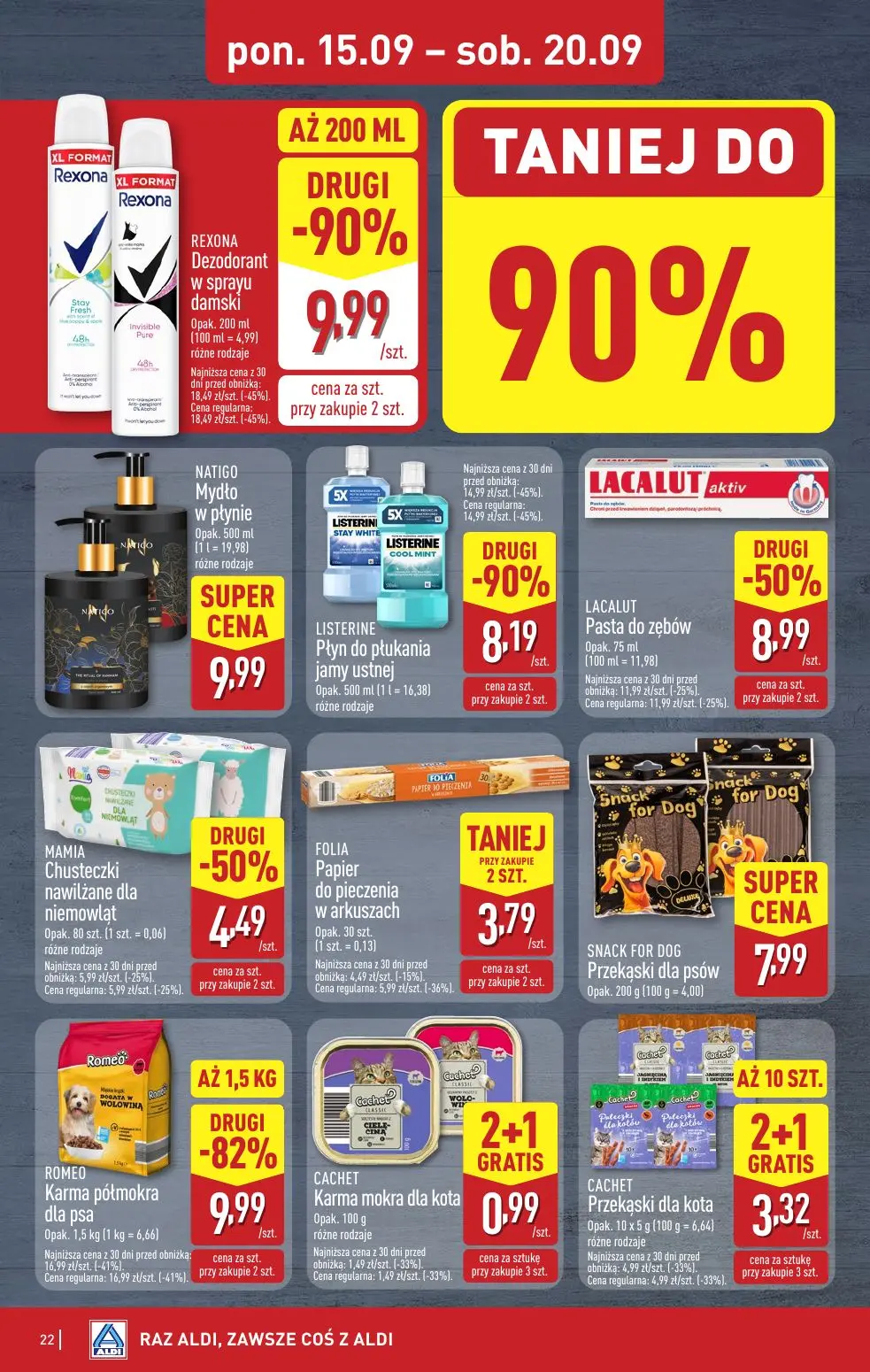 gazetka promocyjna ALDI Raz ALDI, zawsze coś z ALDI - Strona 22