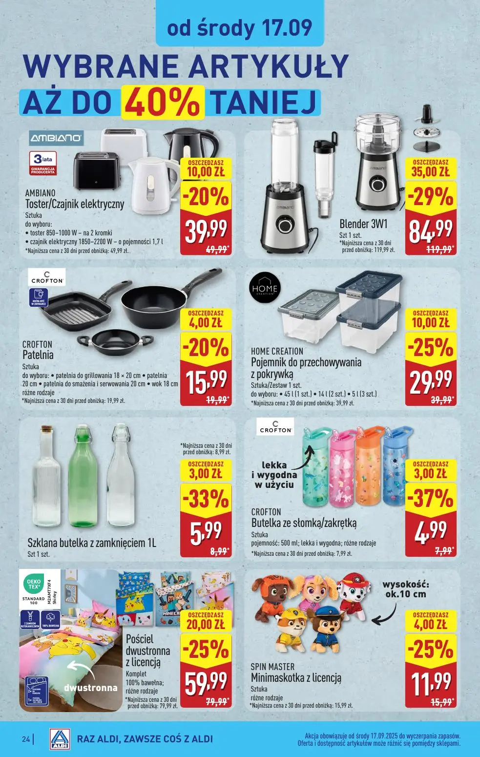 gazetka promocyjna ALDI Raz ALDI, zawsze coś z ALDI - Strona 24