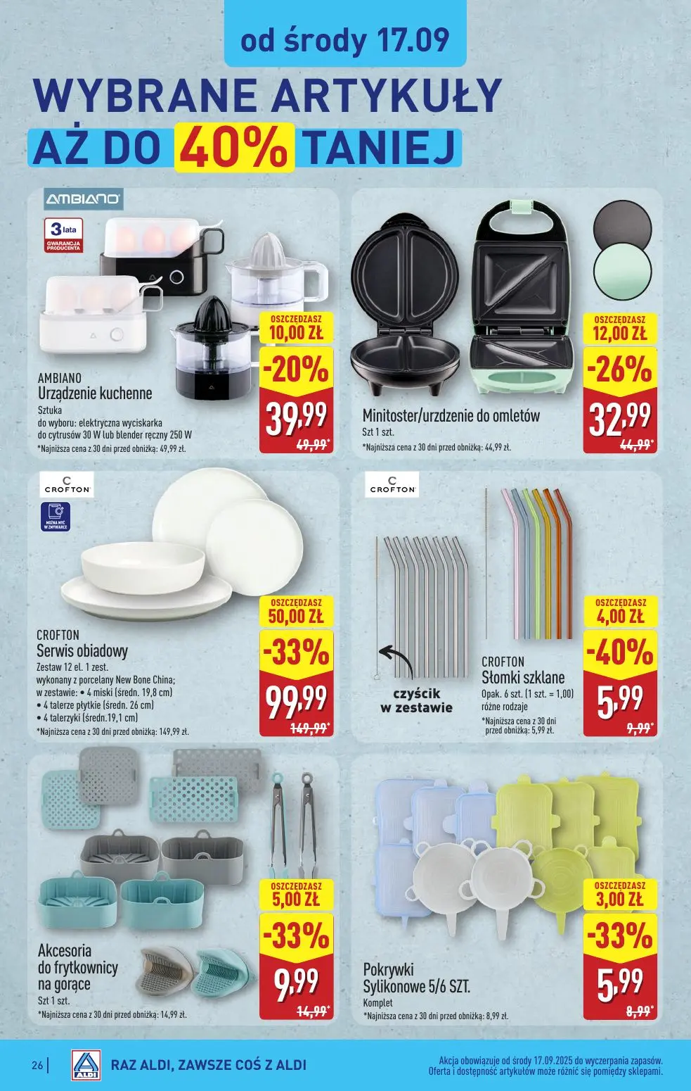 gazetka promocyjna ALDI Raz ALDI, zawsze coś z ALDI - Strona 26