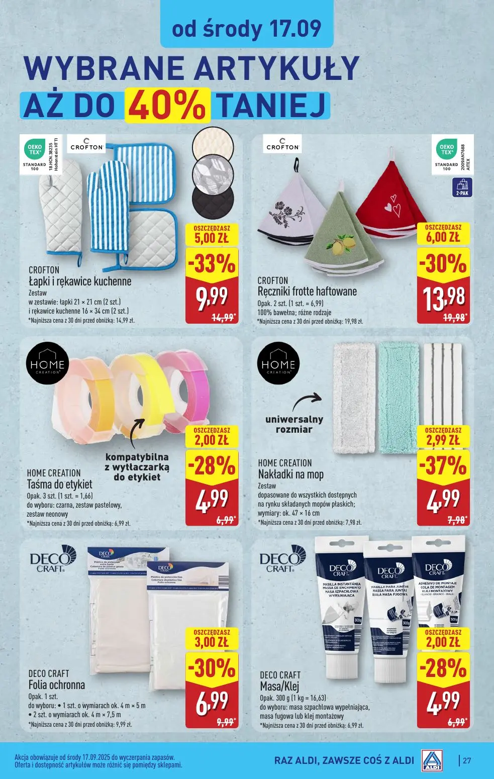 gazetka promocyjna ALDI Raz ALDI, zawsze coś z ALDI - Strona 27