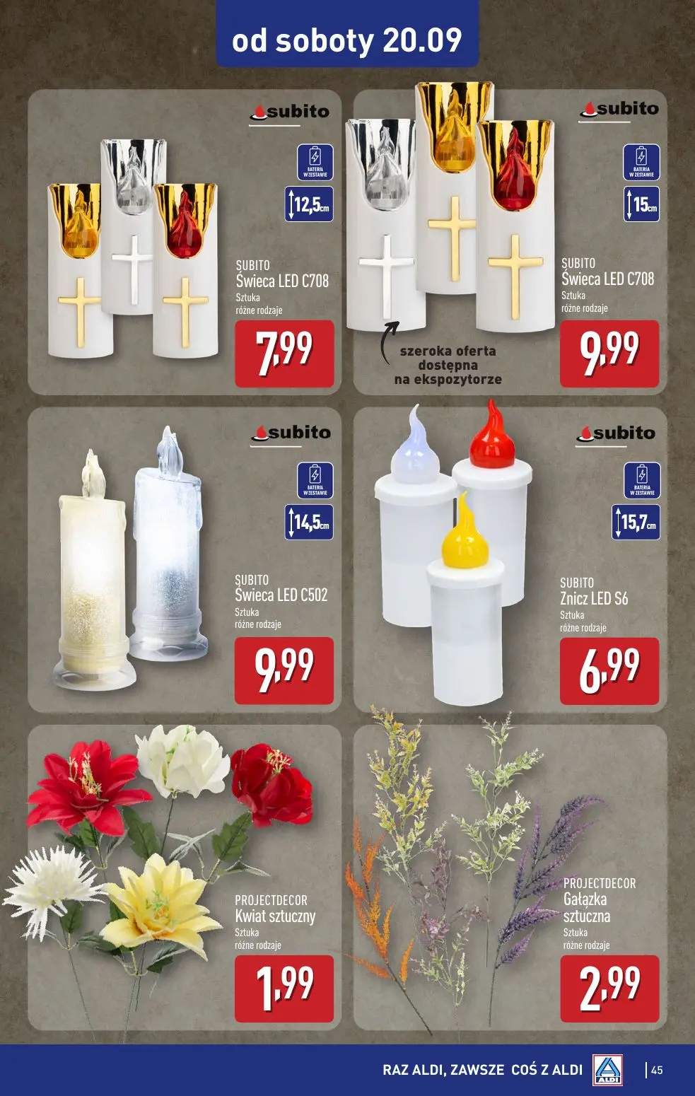 gazetka promocyjna ALDI Raz ALDI, zawsze coś z ALDI - Strona 45