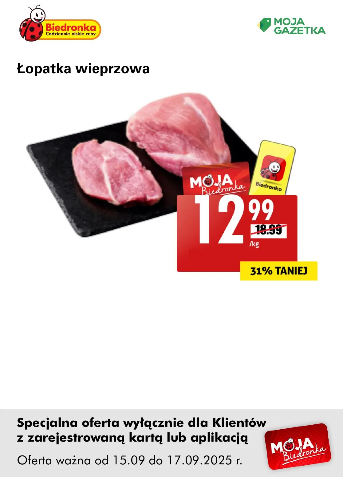 gazetka promocyjna Biedronka Oferta z kartą Moja Biedronka - Strona 2