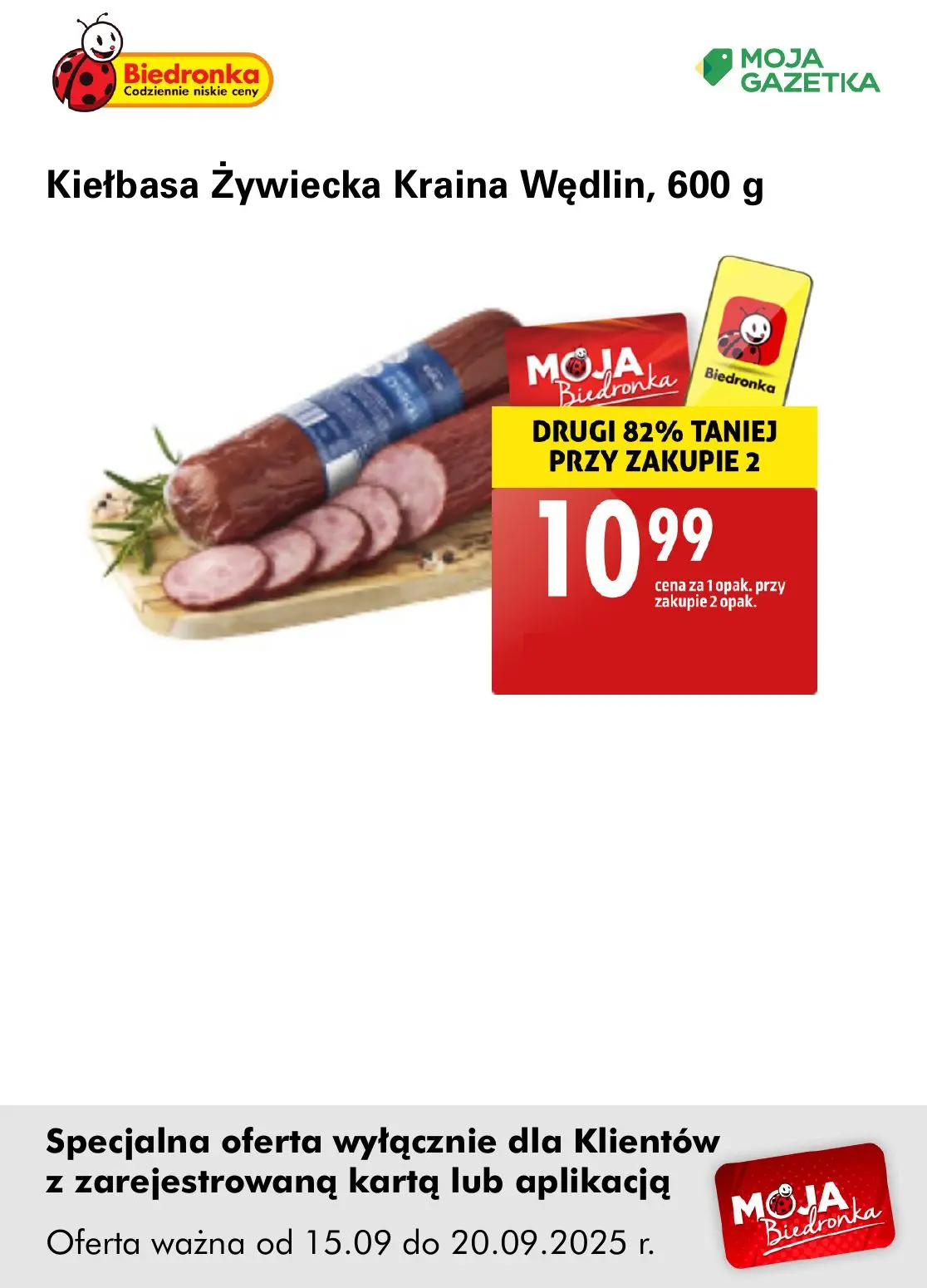 gazetka promocyjna Biedronka Oferta z kartą Moja Biedronka - Strona 7