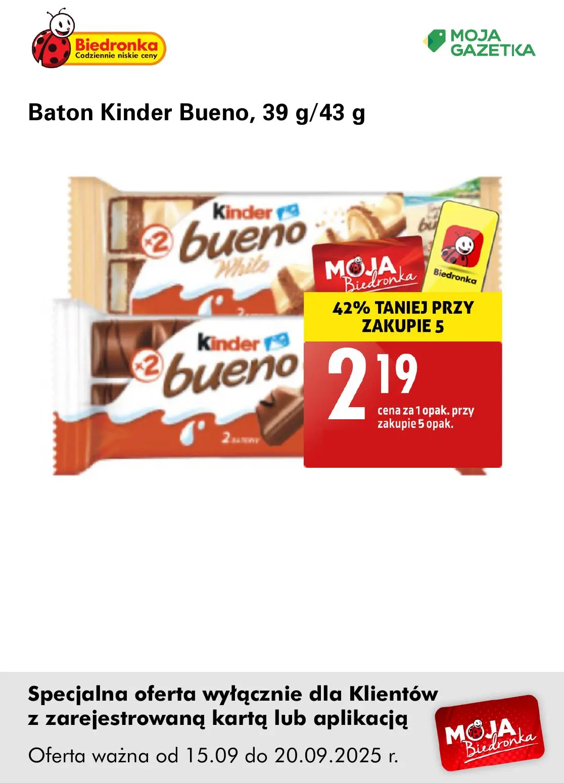 gazetka promocyjna Biedronka Oferta z kartą Moja Biedronka - Strona 11