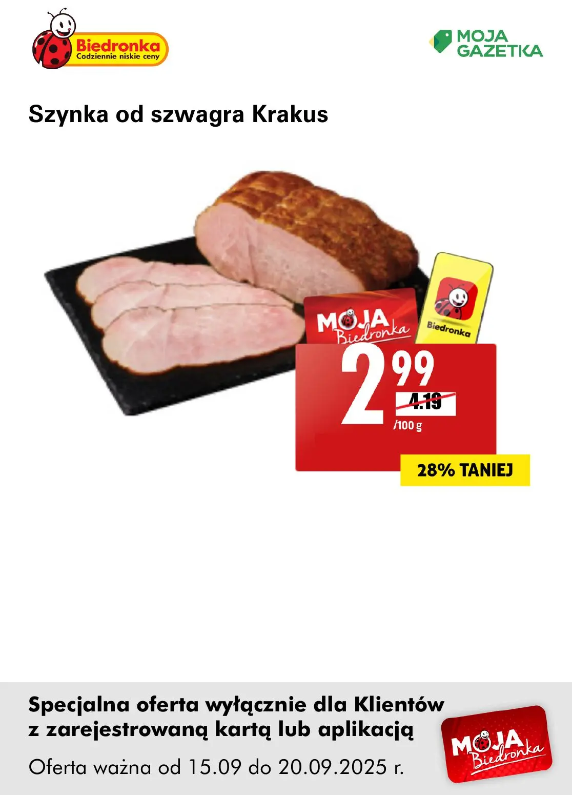 gazetka promocyjna Biedronka Oferta z kartą Moja Biedronka - Strona 14