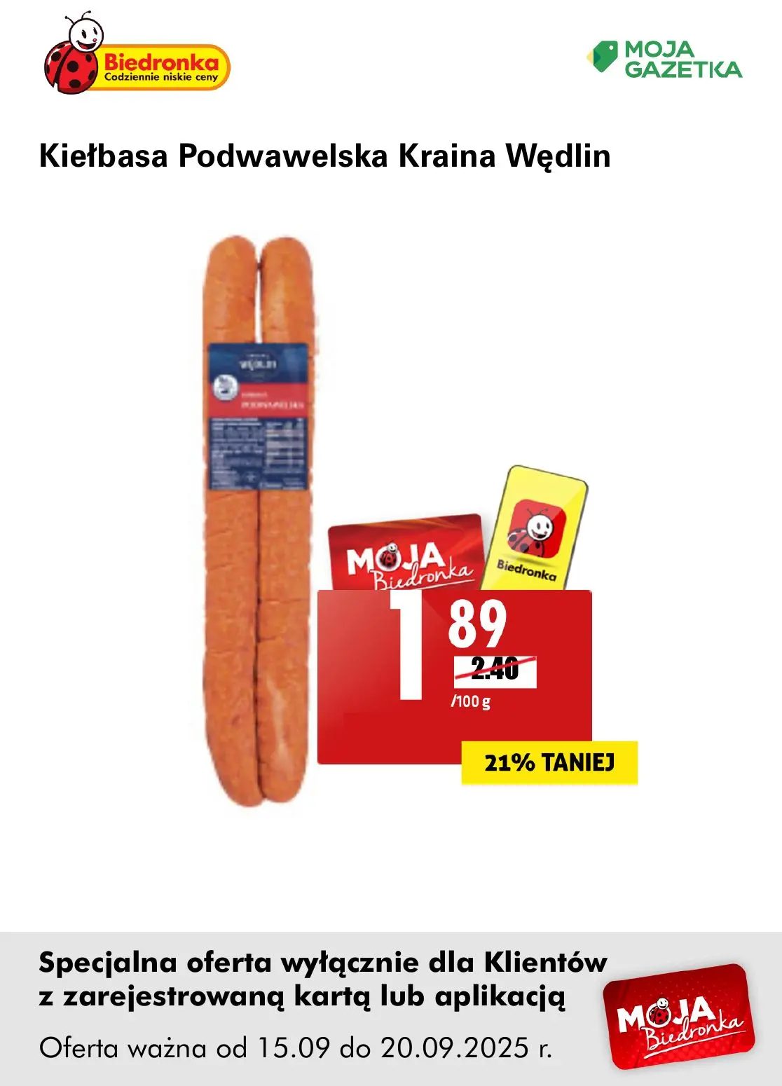gazetka promocyjna Biedronka Oferta z kartą Moja Biedronka - Strona 16