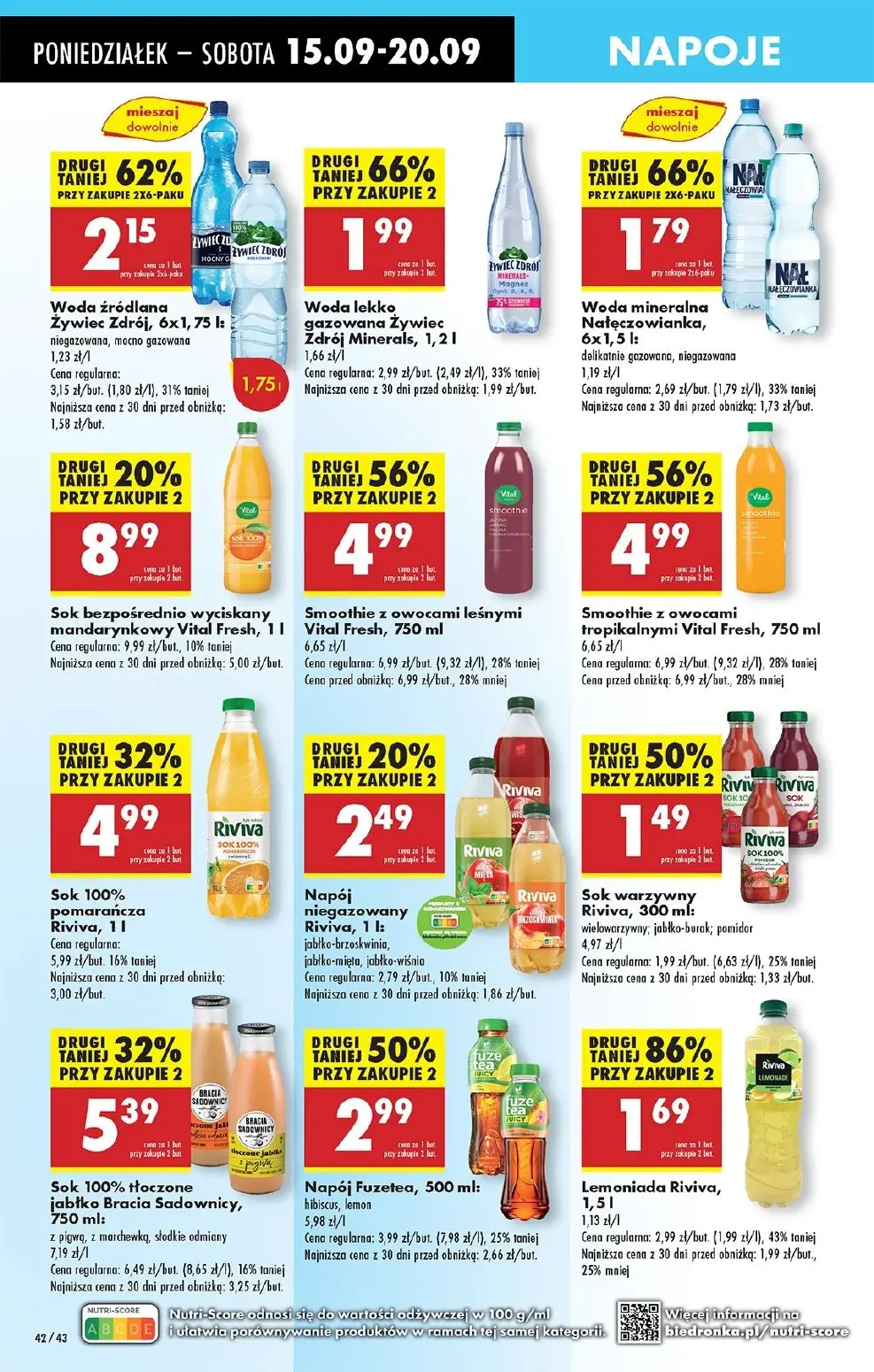 gazetka promocyjna Biedronka Od poniedziałku - Strona 46