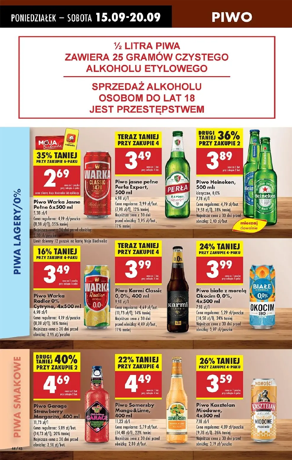 gazetka promocyjna Biedronka Od poniedziałku - Strona 48