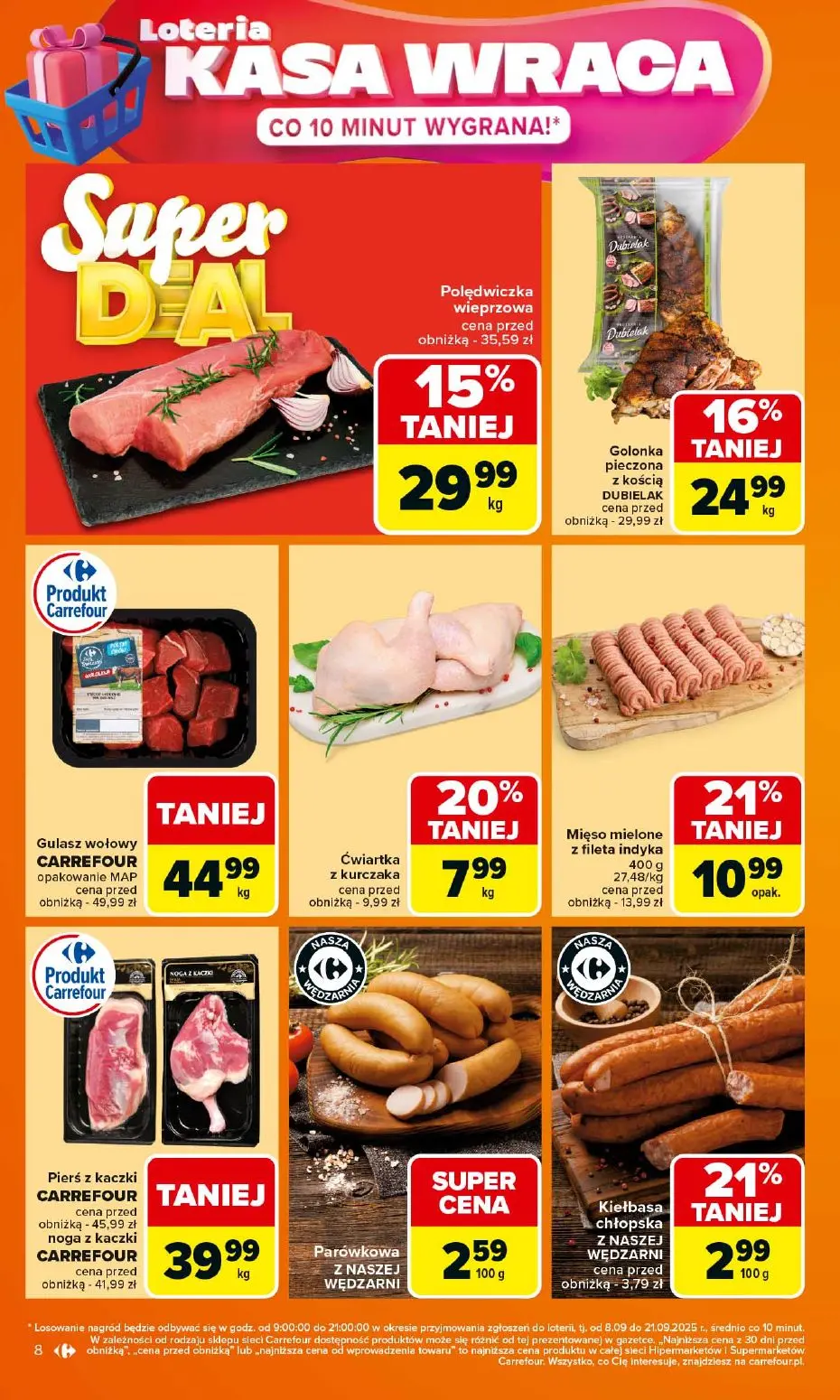 gazetka promocyjna Carrefour Market Kasa wraca - Strona 8